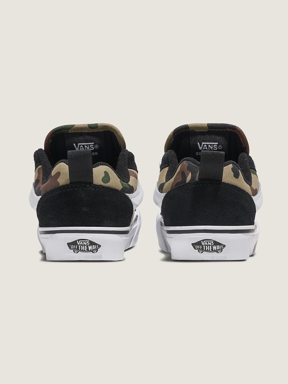 Zapatilla Niño Knu Skool Negro Verde Vans-5