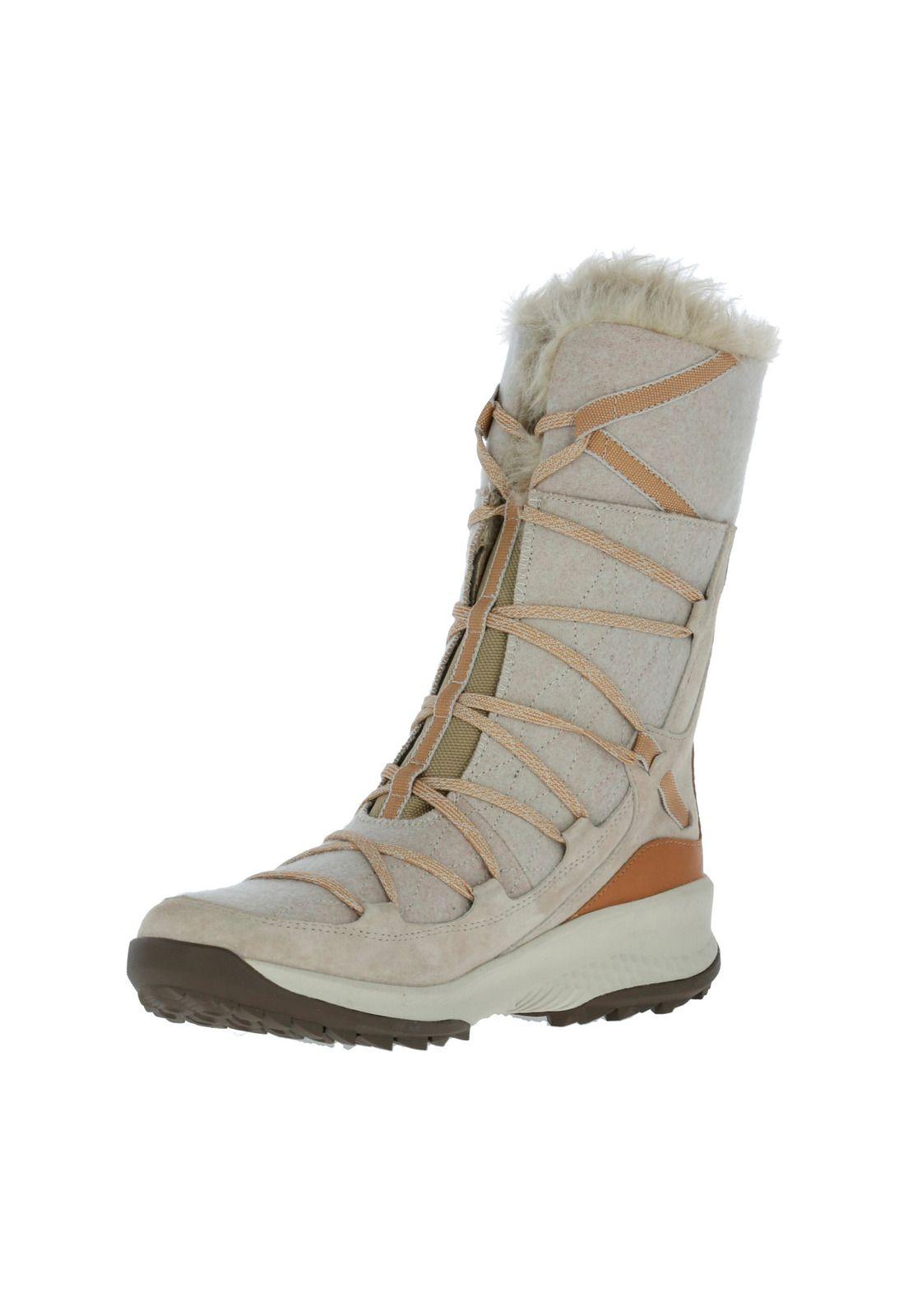 Bota Gamuza Denali Beige Mujer-1