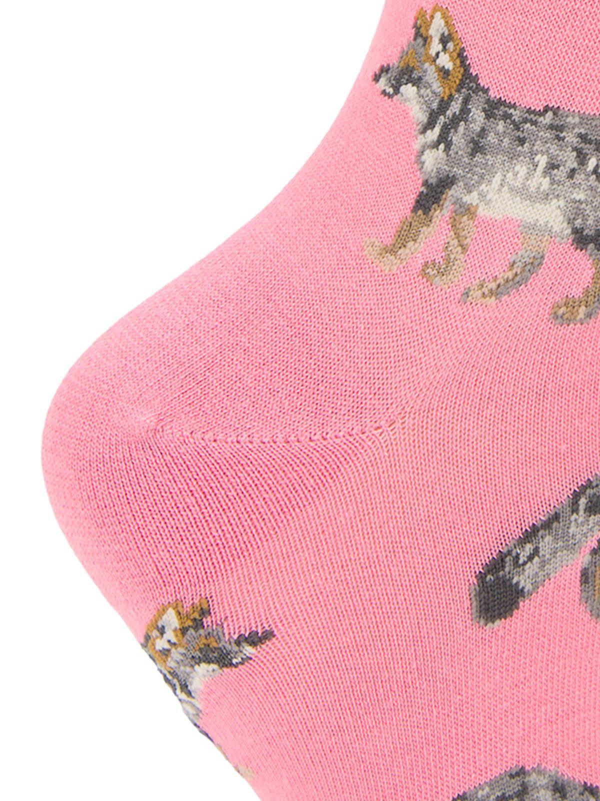 Calcetin Bambú Mujer Fox Rosado-2