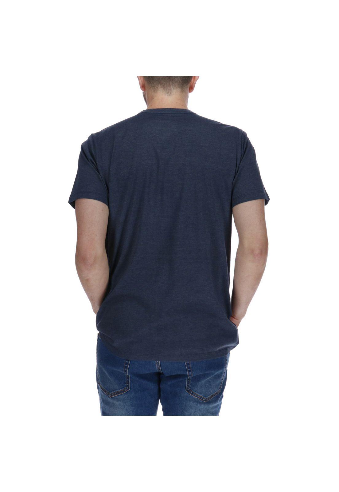 Polera Mc Hombre Vintage Tractor Tee Algodón Azul-2