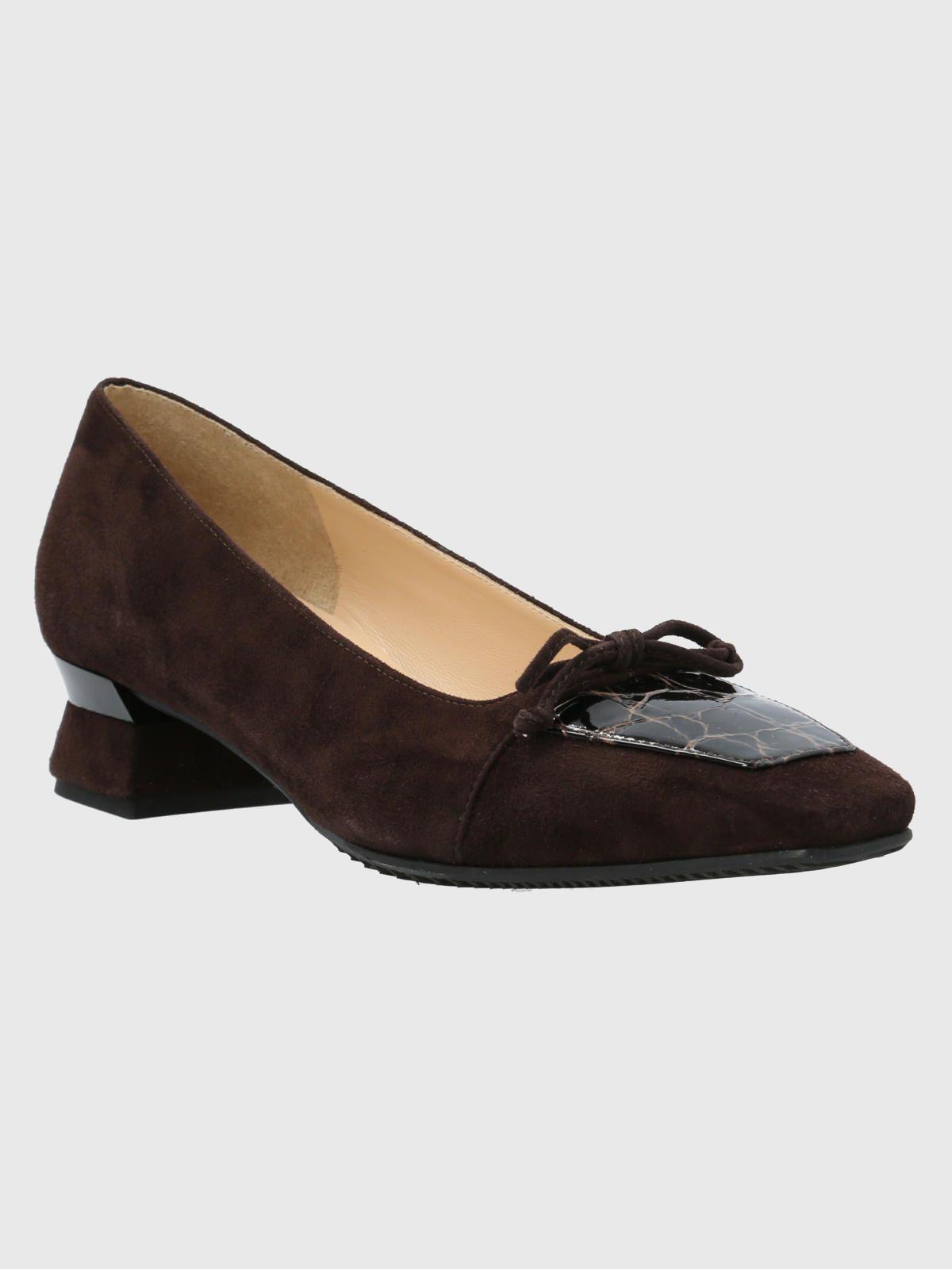 Zapato Cuero Mujer Dina Café Oscuro-0