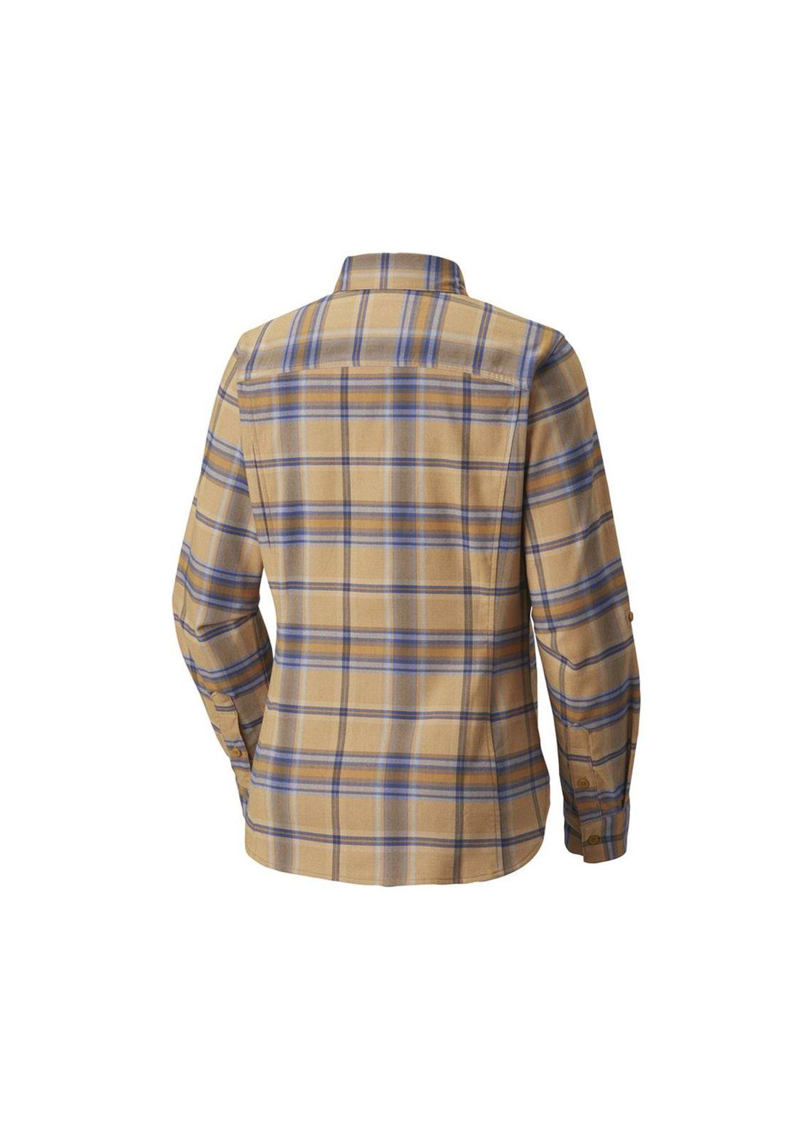 Blusa M/L Silver Ridge Flannel Camel-1