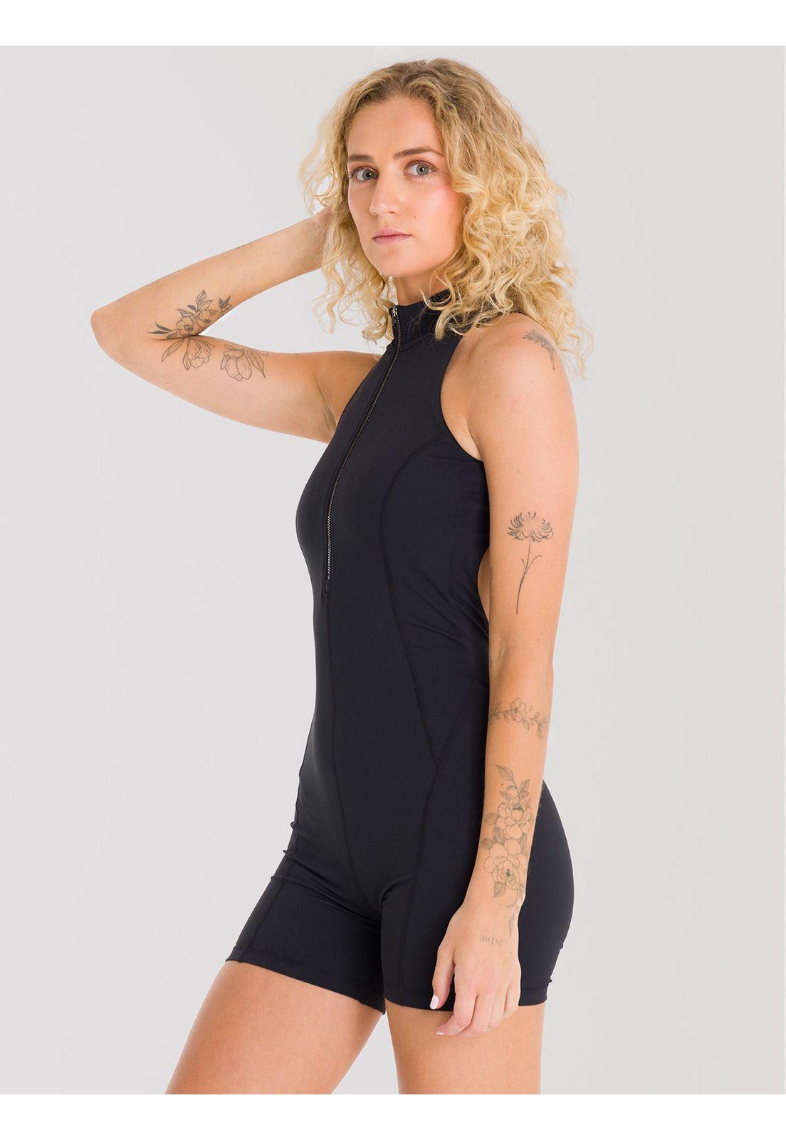 Enterito Corto Mujer Jumpsuit SAINTMALE Negro-5