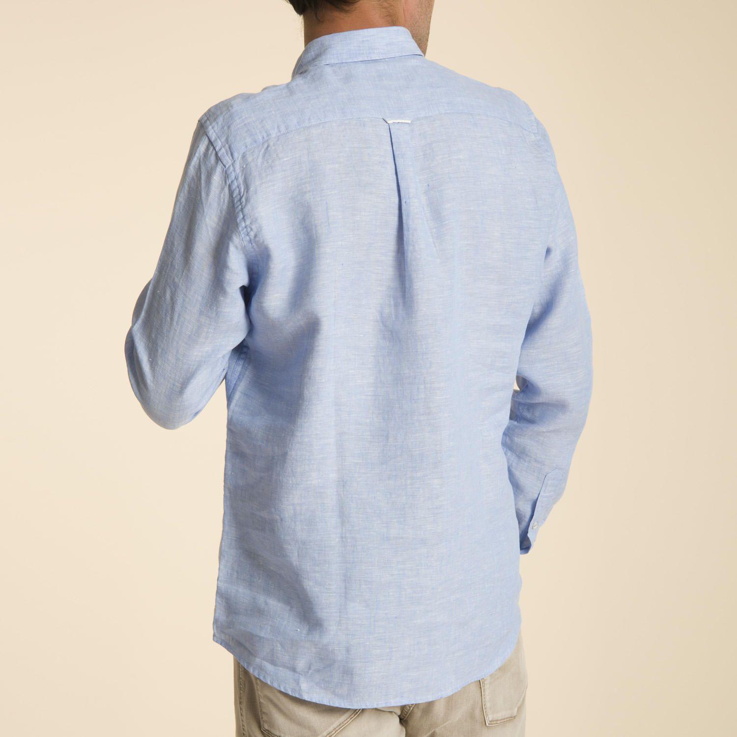 Camisa Lino Celeste Rockford-2