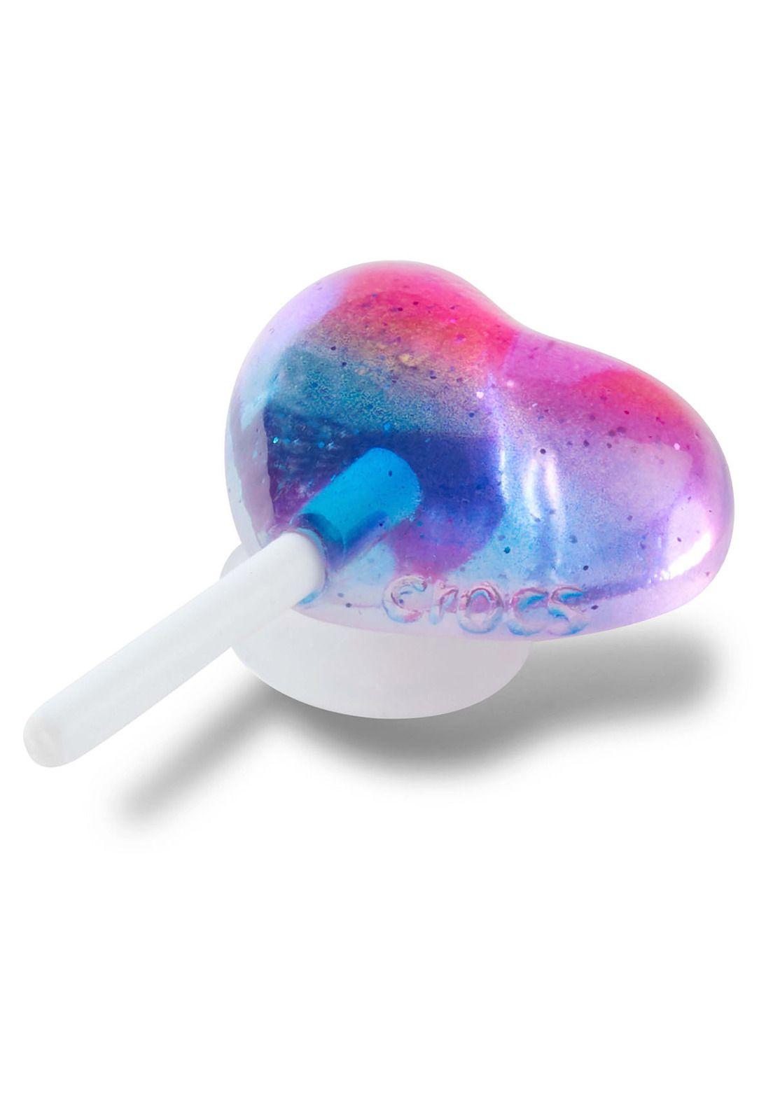 Jibbitz Crocs Paleta De Corazón Jelly Rosa-2