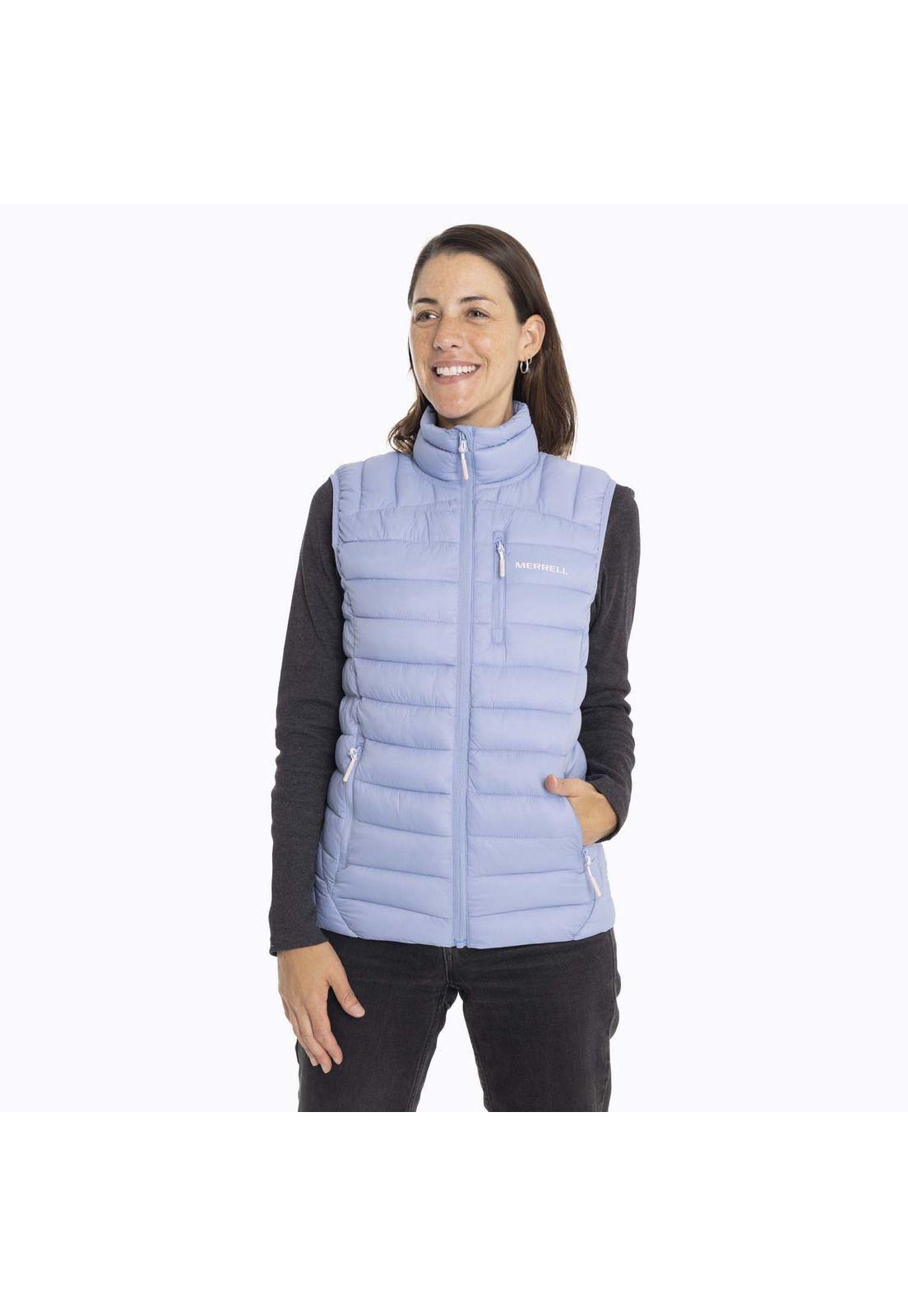 Parka Sin Mangas Mujer Innoko Vest Celeste Merrell-0