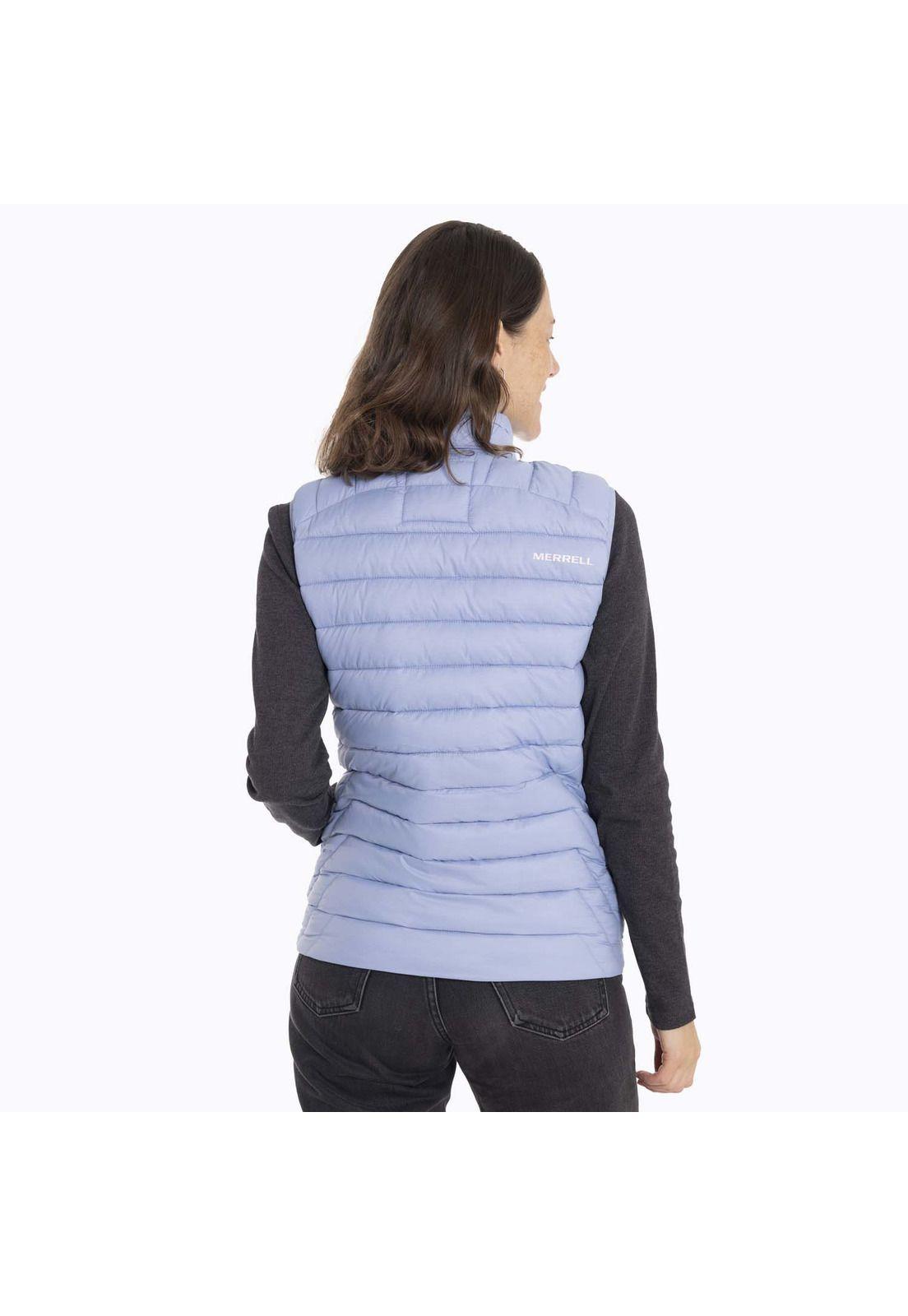 Parka Sin Mangas Mujer Innoko Vest Celeste Merrell-3