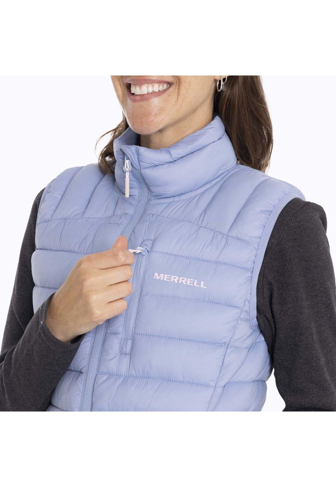 Parka Sin Mangas Mujer Innoko Vest Celeste Merrell-5
