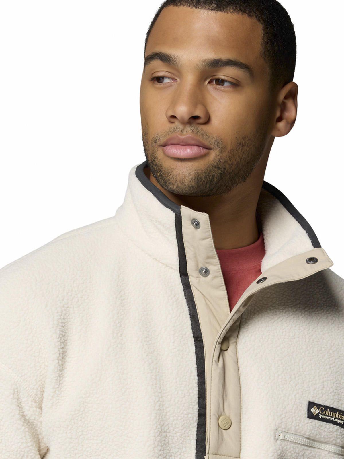 Polar Helvetia Half Snap Blanco Hombre-3
