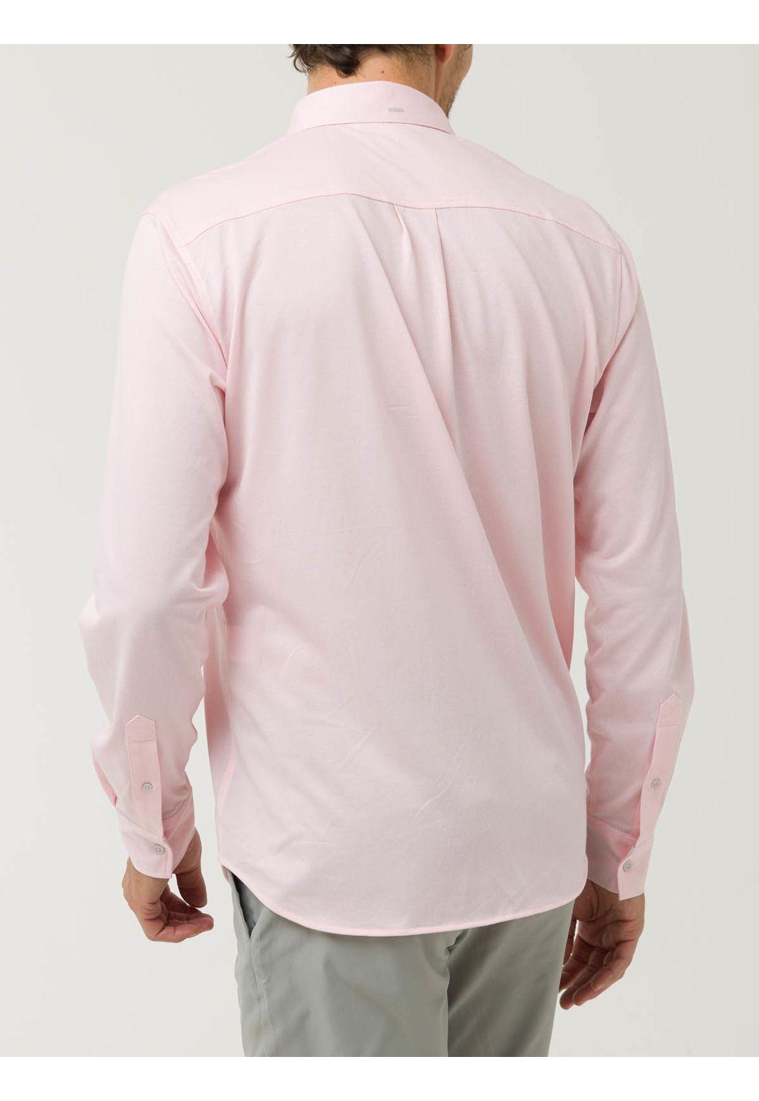 Camisa Algodón Supima® Hombre Jersey Rosado-5