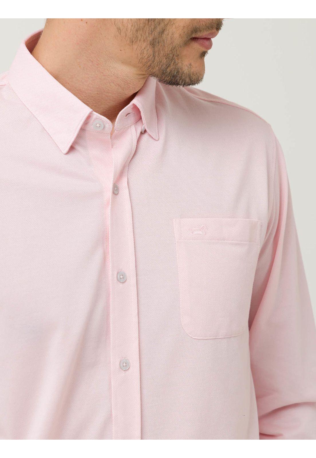 Camisa Algodón Supima® Hombre Jersey Rosado-6