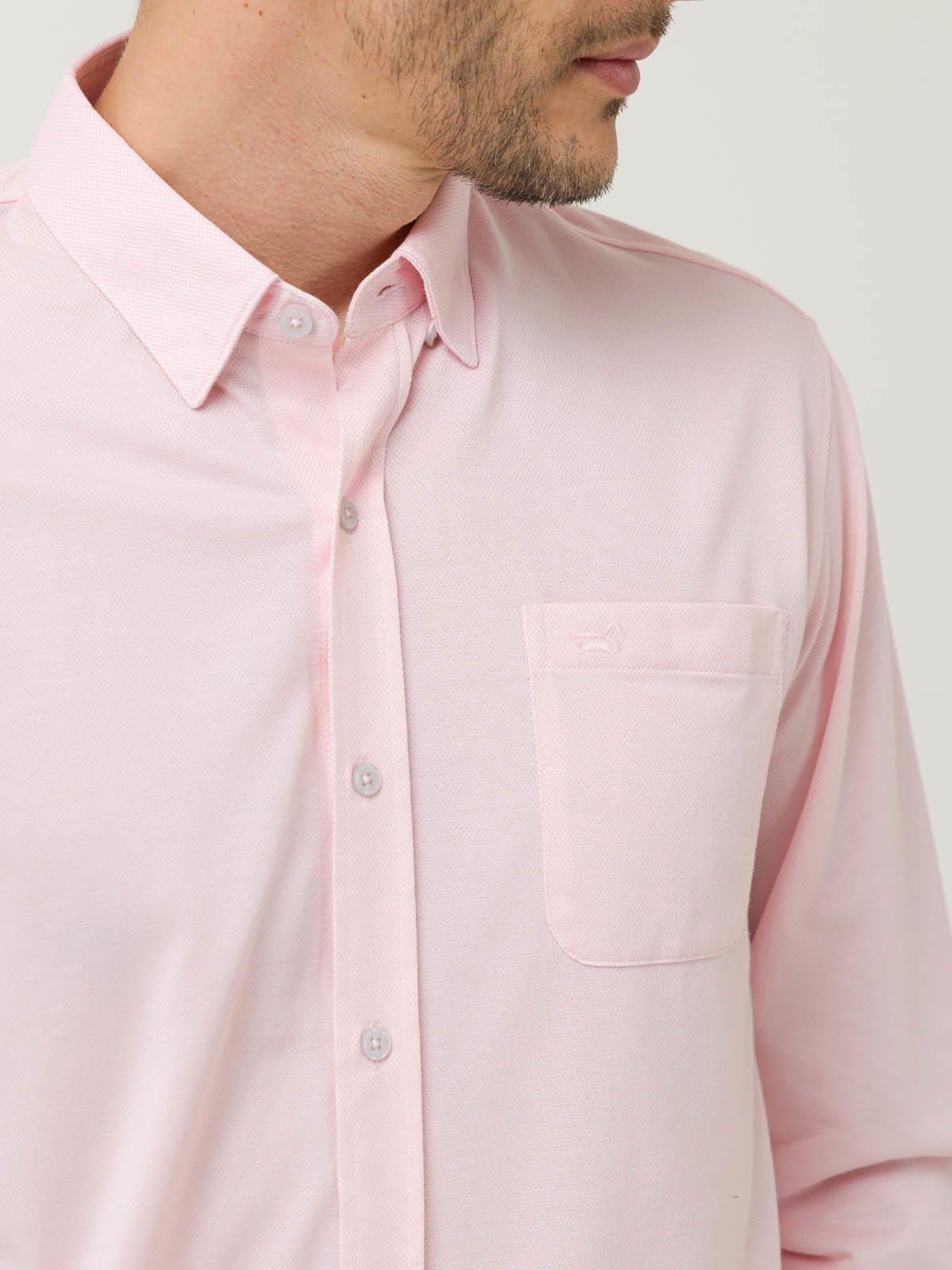 Camisa Algodón Supima® Hombre Jersey Rosado-6