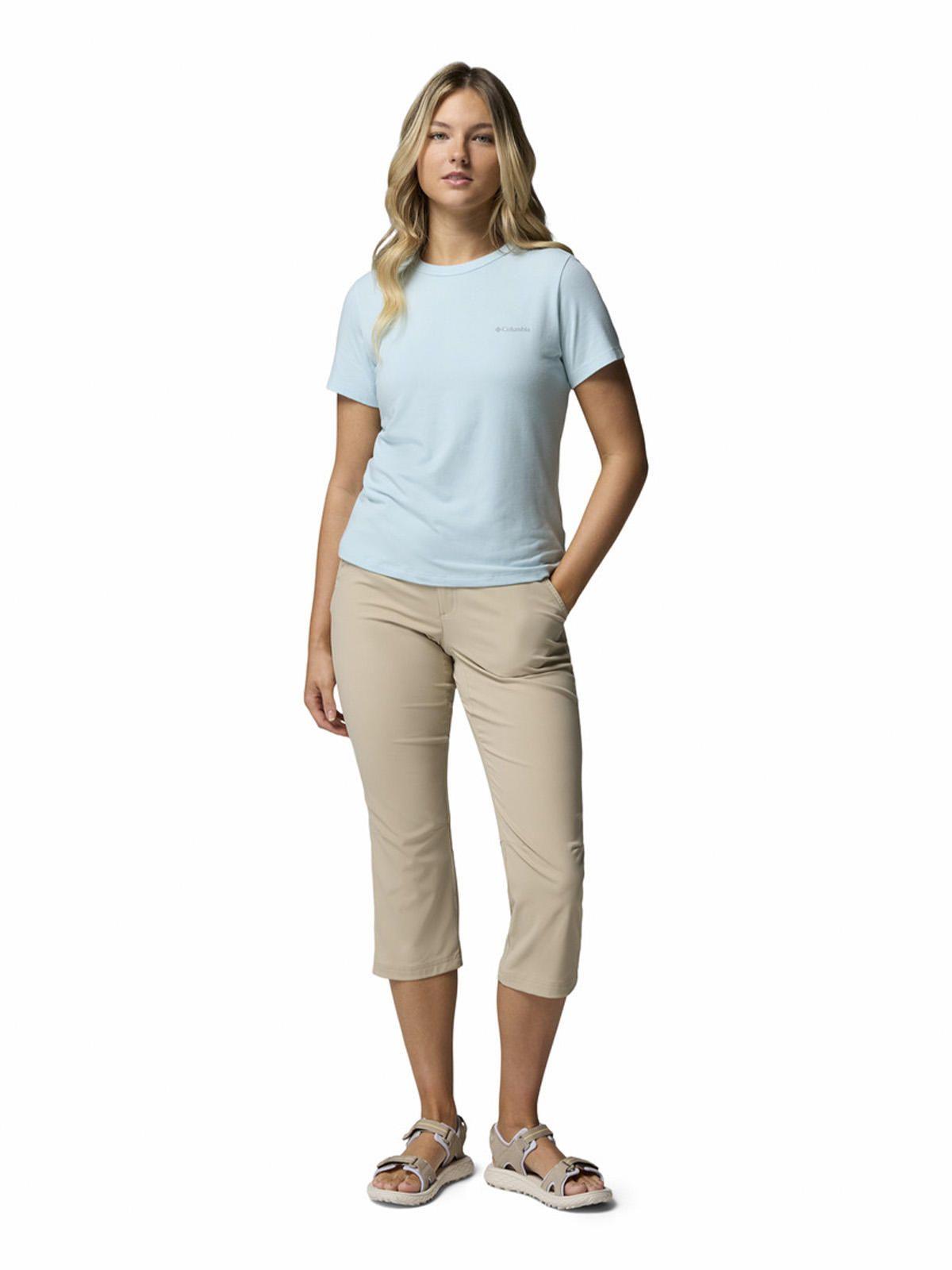 Polera Manga Corta Mujer Sun Trek Ss Celeste-5