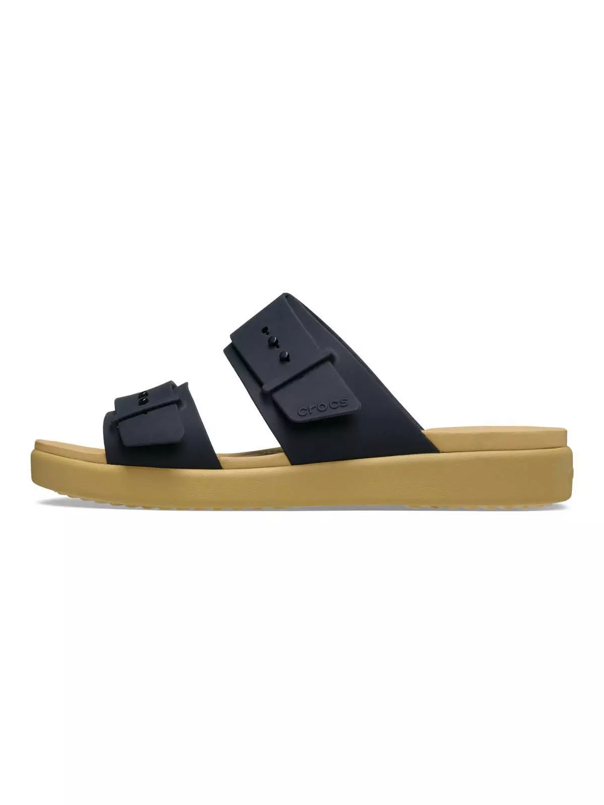 Sandalia Mujer Brooklyn Buckle Low Negro-1