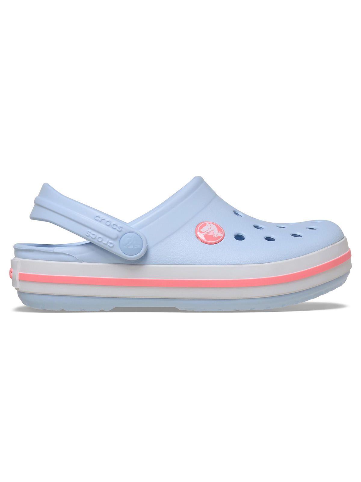 Zueco Niños Pequeños Crocband Clog T Celeste-0