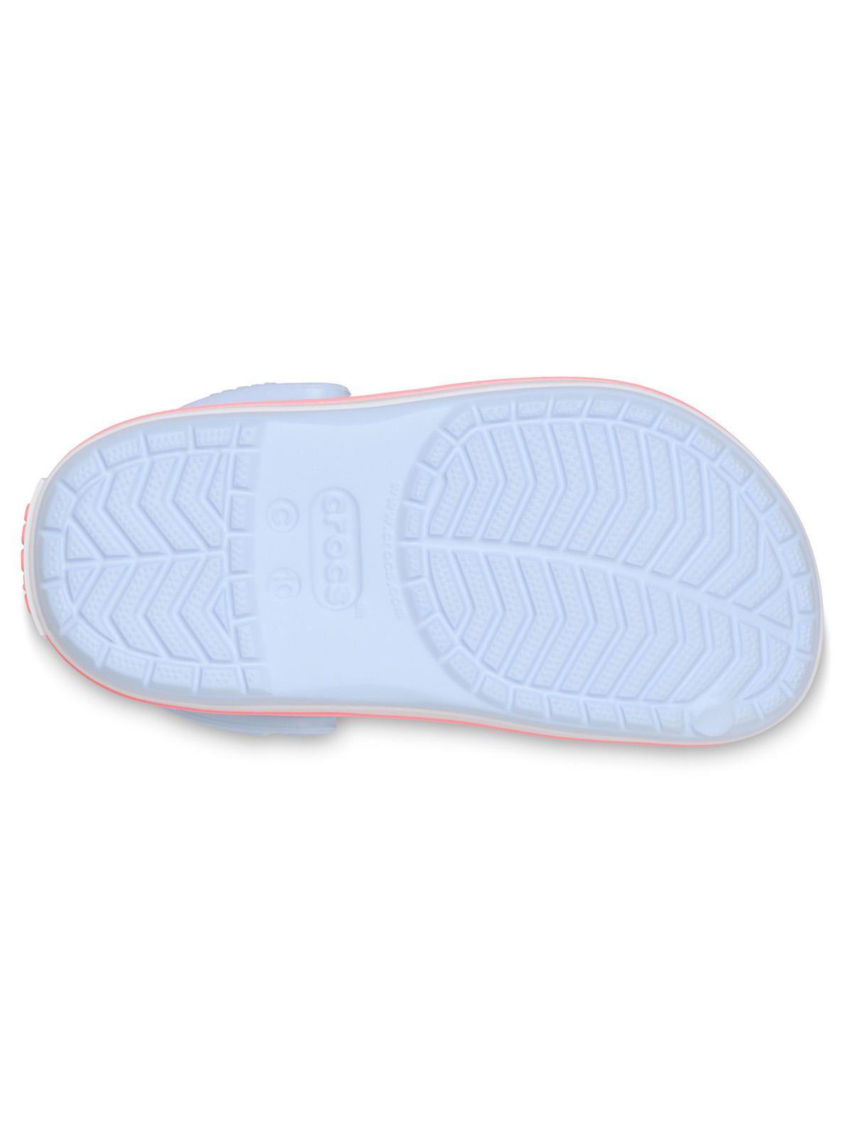 Zueco Niños Pequeños Crocband Clog T Celeste-5