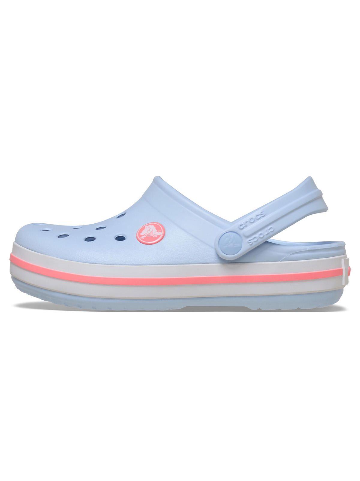 Zueco Niños Pequeños Crocband Clog T Celeste-6