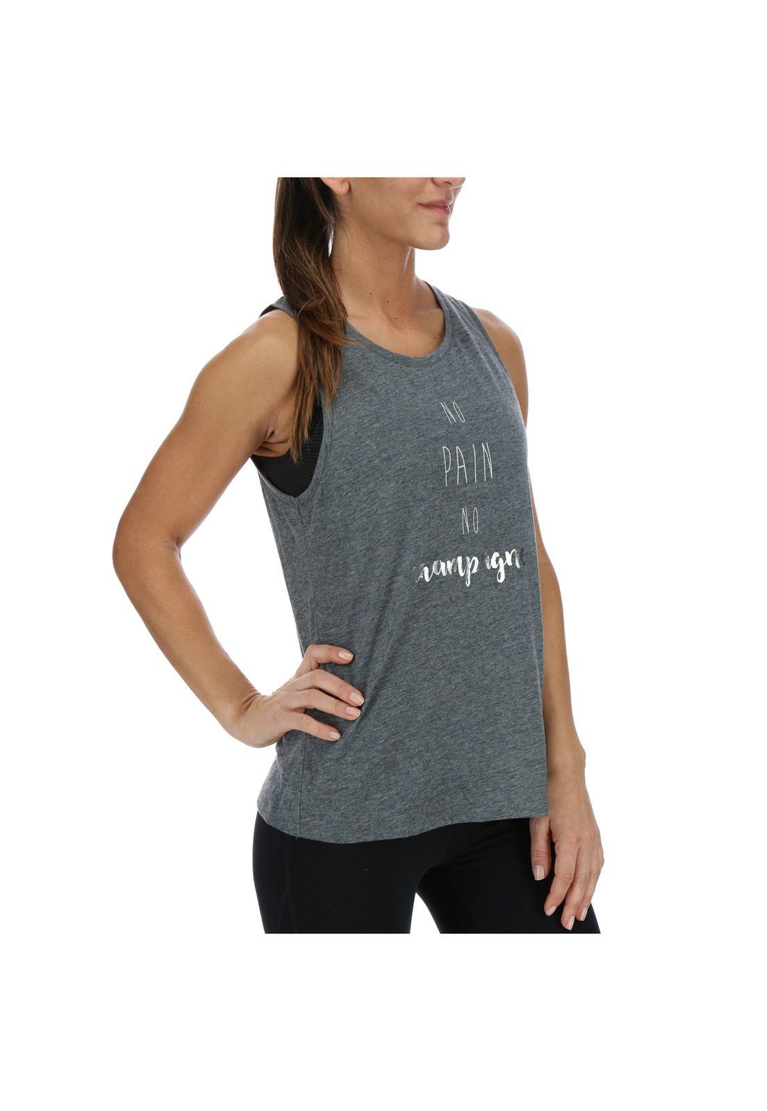 Polera S/M Print Tank Gris-3