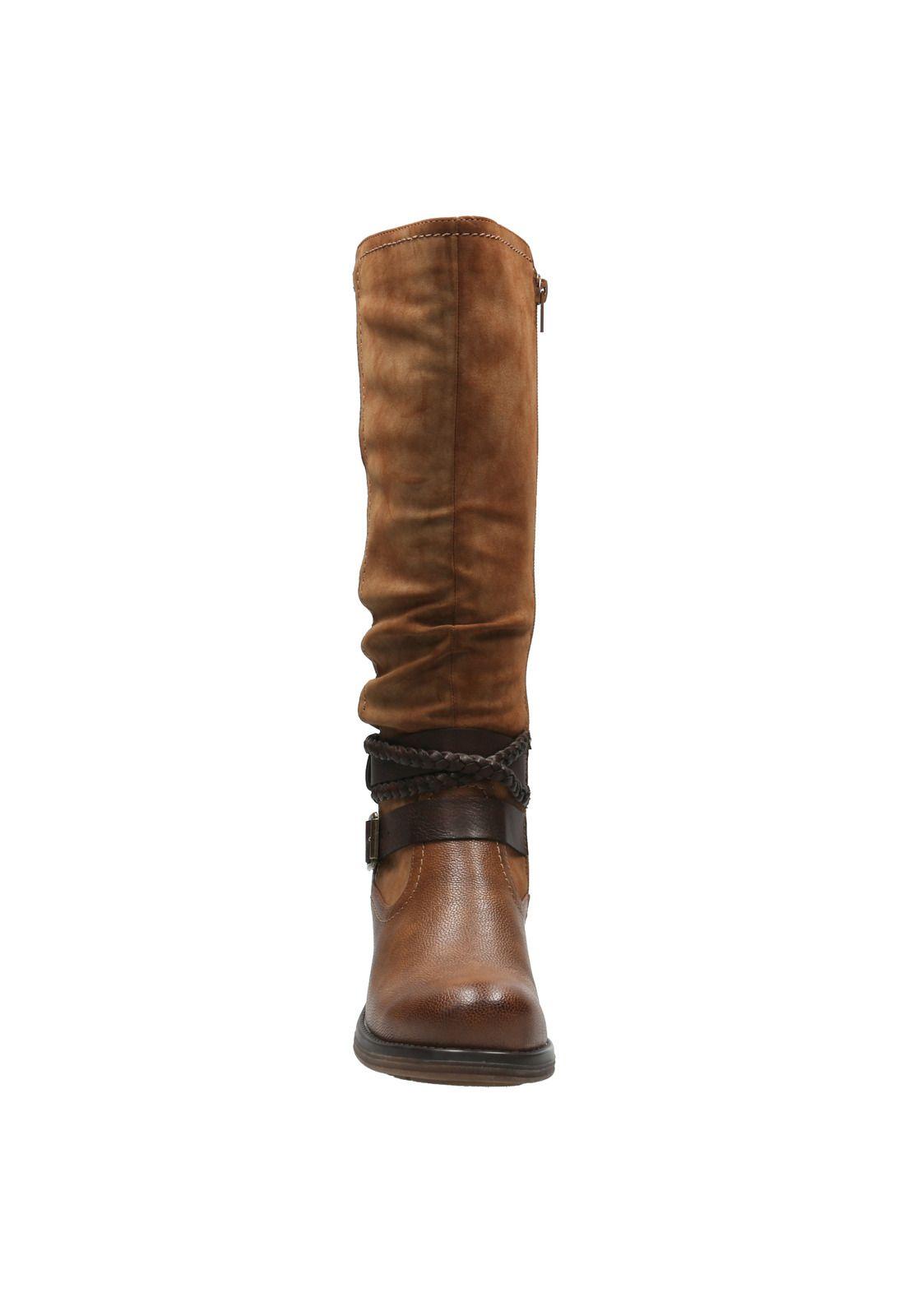 Bota Mujer Newkay Caramelo-2