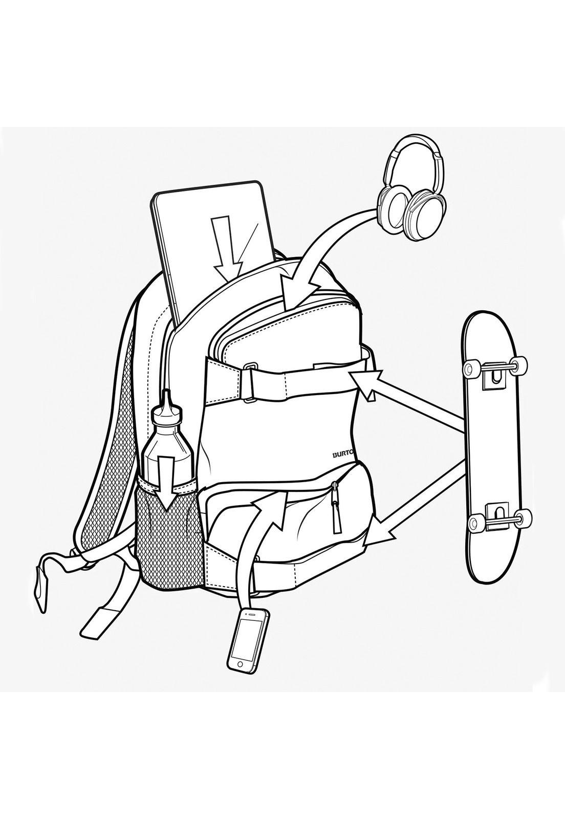 Mochila Treble Yell 21L Celeste-1