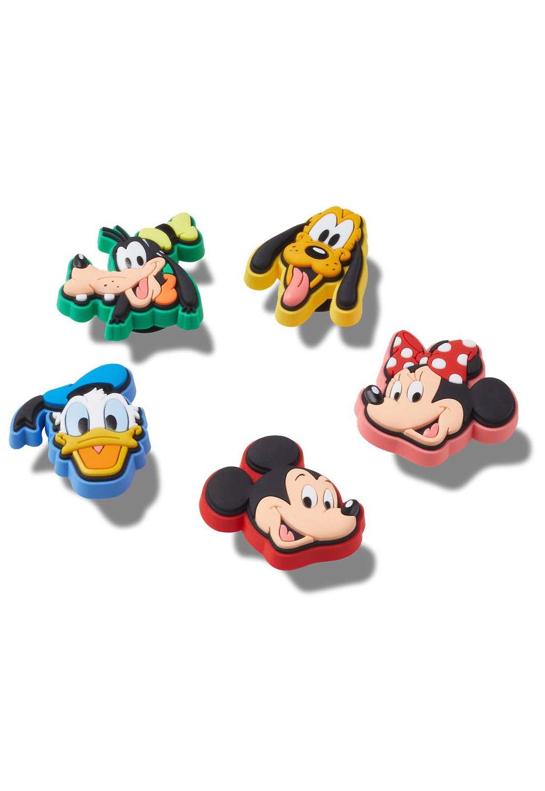 Pack 5 Jibbitz Crocs Amigos de Mickey Blanco-2