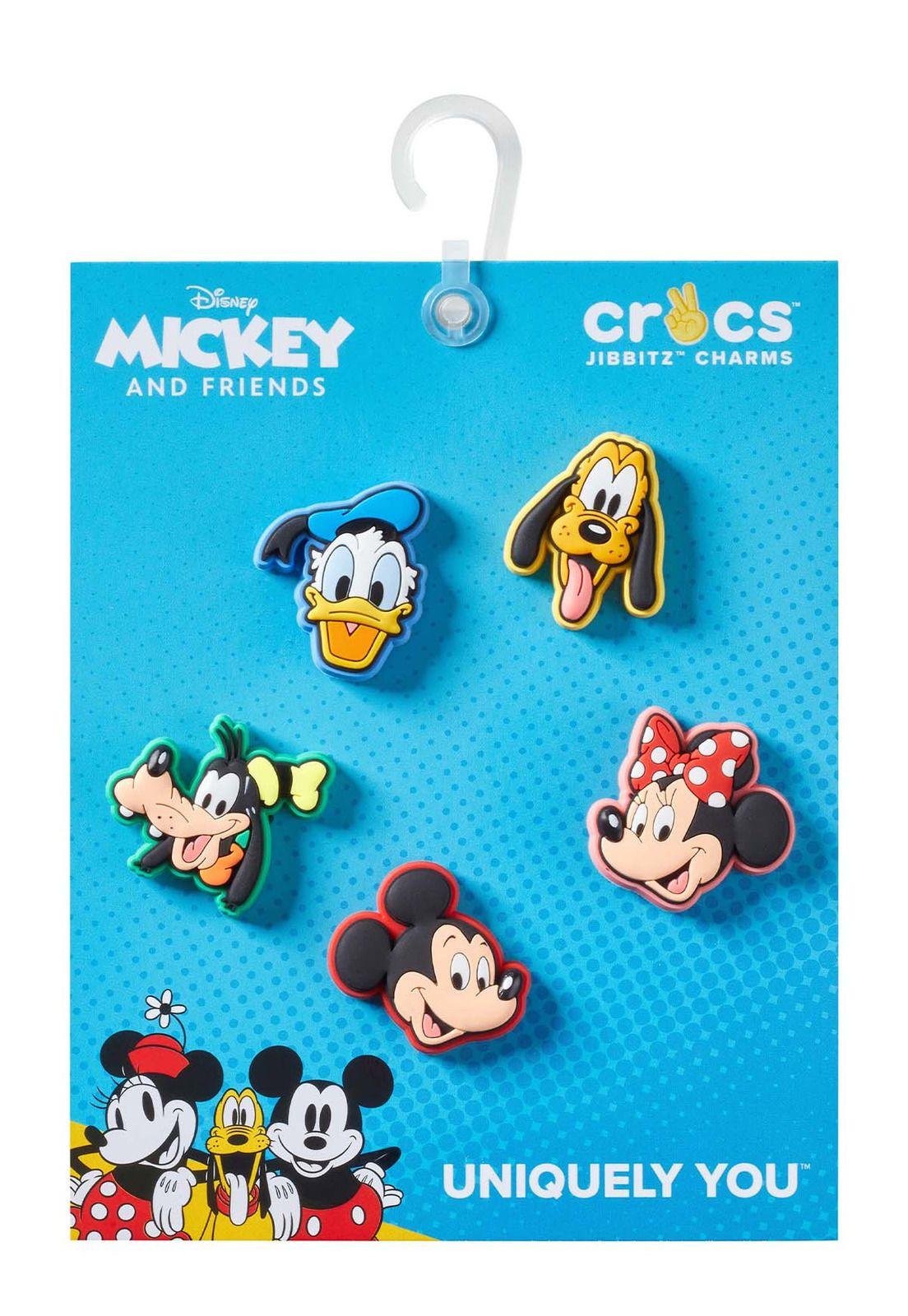 Pack 5 Jibbitz Crocs Amigos de Mickey Blanco-3