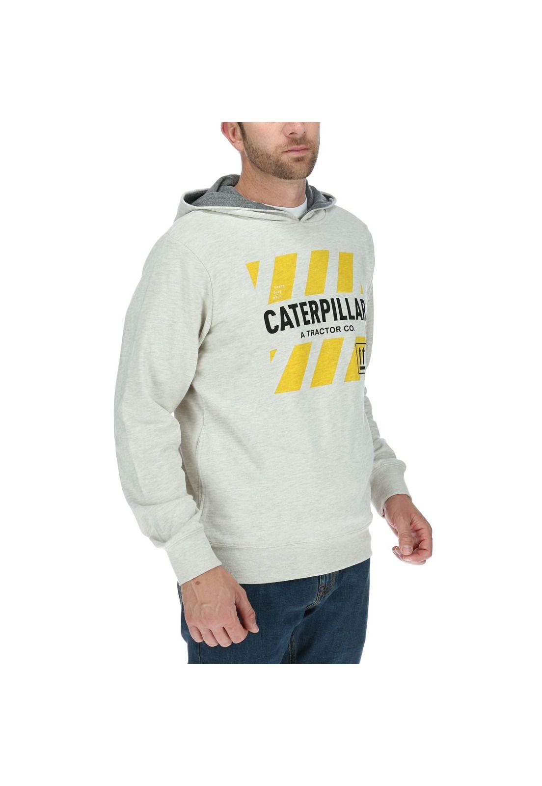 Poleron Hombre Casual Hooded Sweatshirt Gris-3