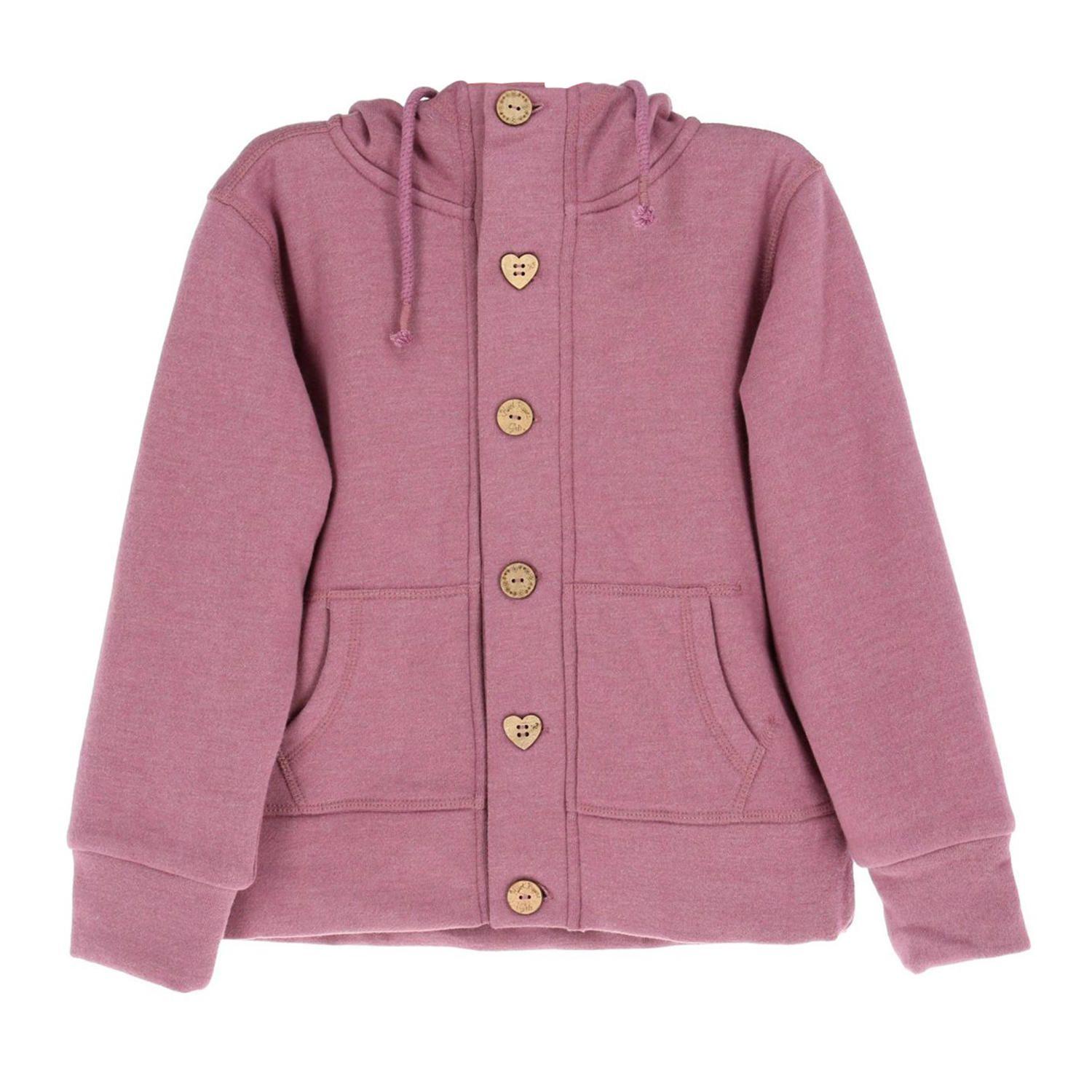 Poleron Algodon Cvc/Poly Elbow Dusky Orchid-0