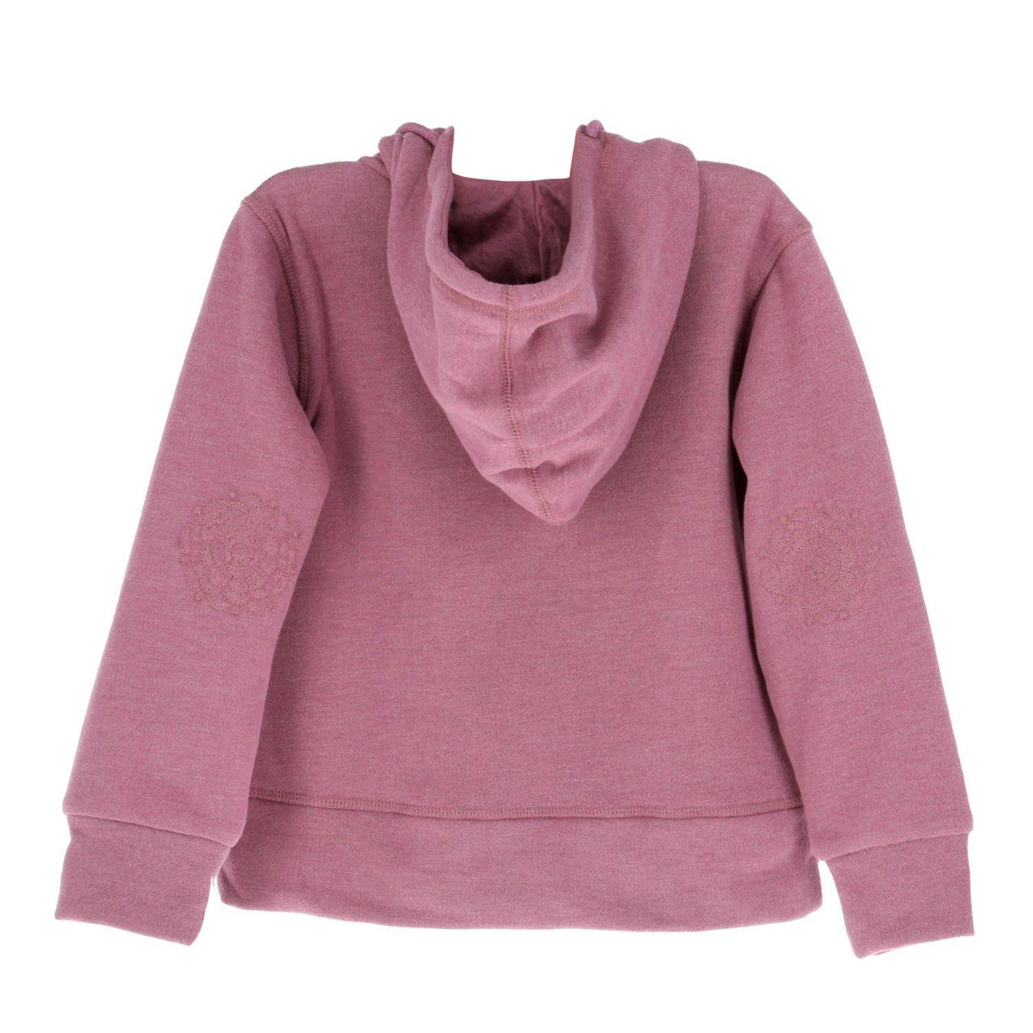 Poleron Algodon Cvc/Poly Elbow Dusky Orchid-1