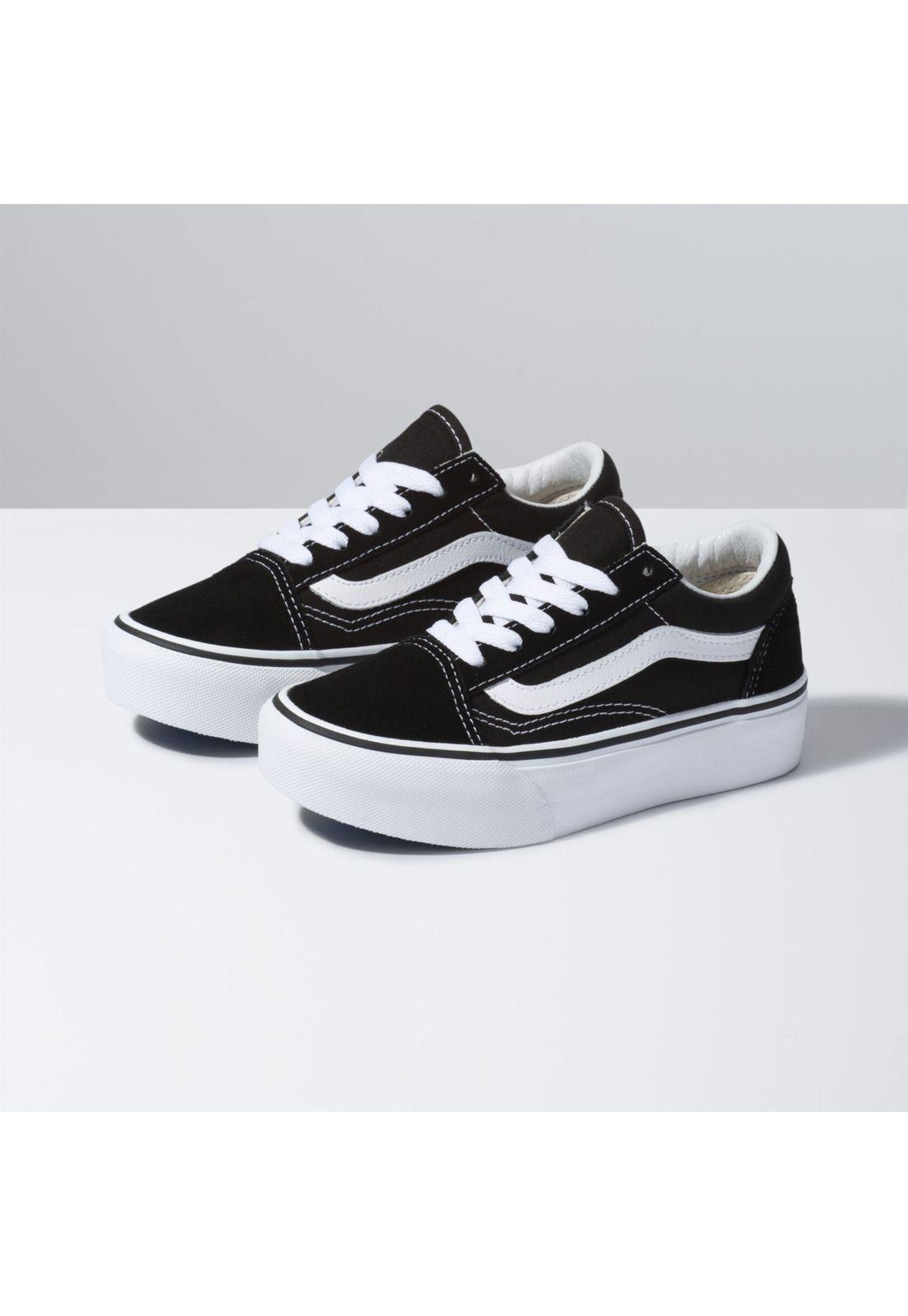 Zapatilla Uy Old Skool Platfor Negro Unisex-0