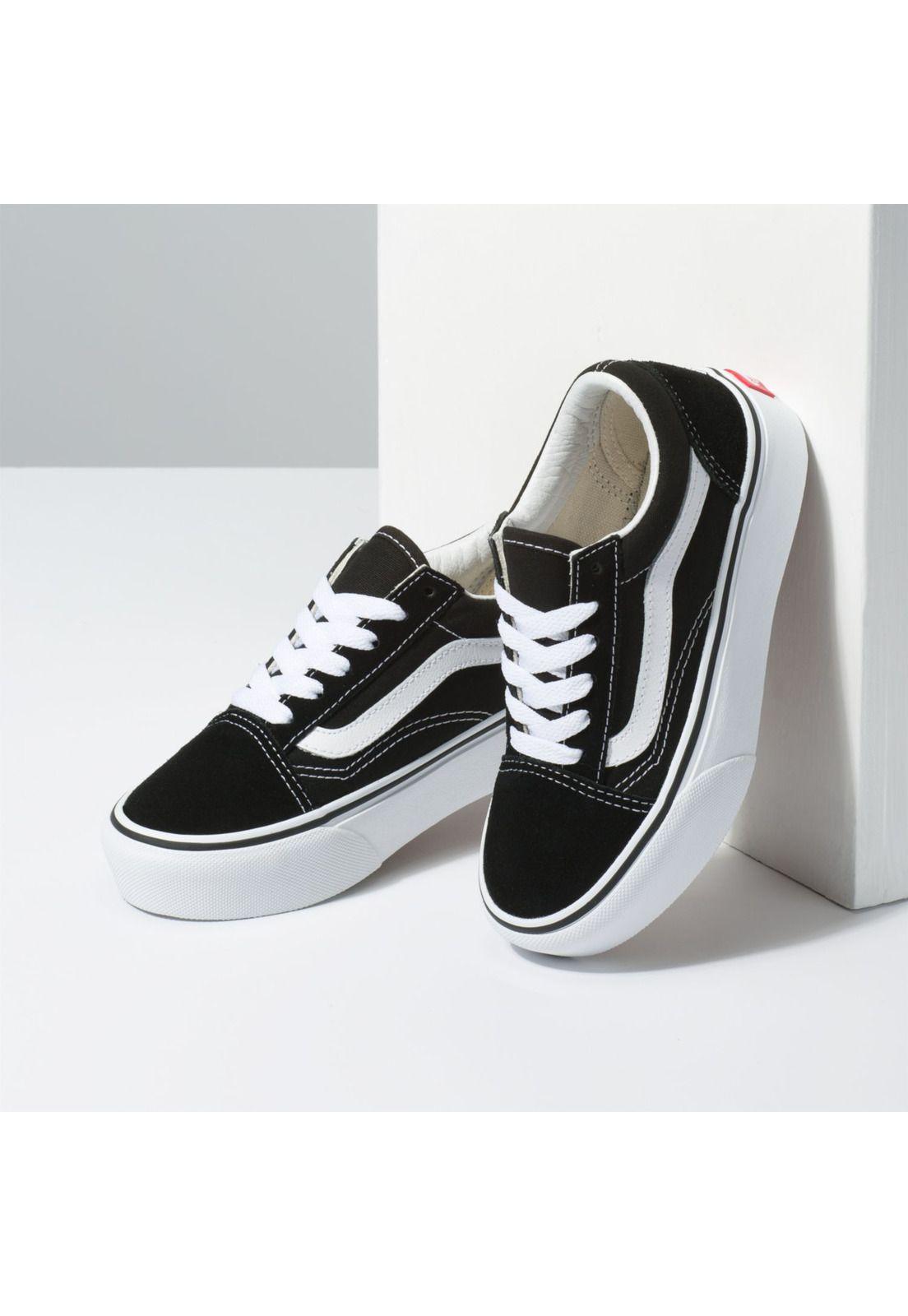 Zapatilla Uy Old Skool Platfor Negro Unisex-3