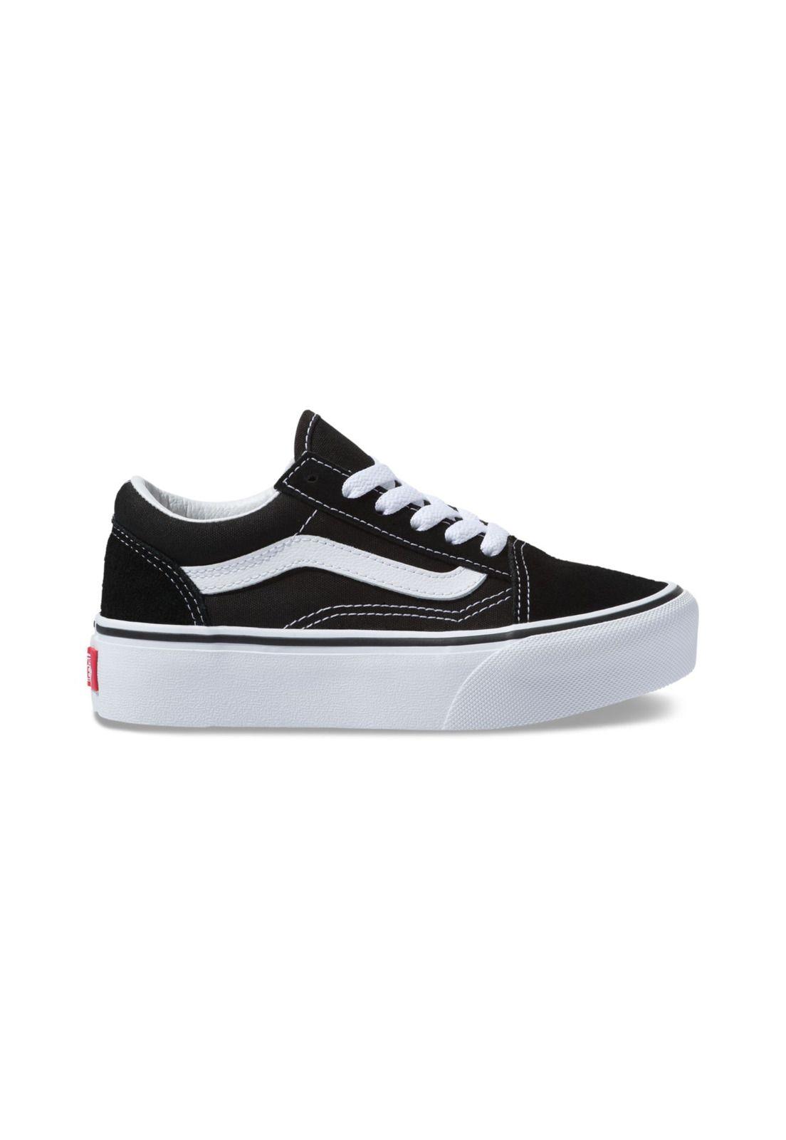 Zapatilla Uy Old Skool Platfor Negro Unisex-4