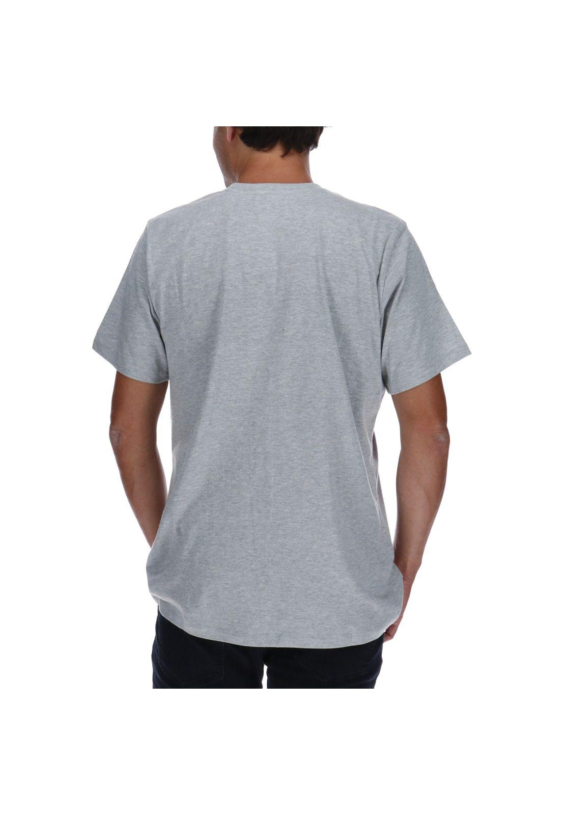 Polera Mc Hombre Vintage Tractor Tee Algodón Gris-2