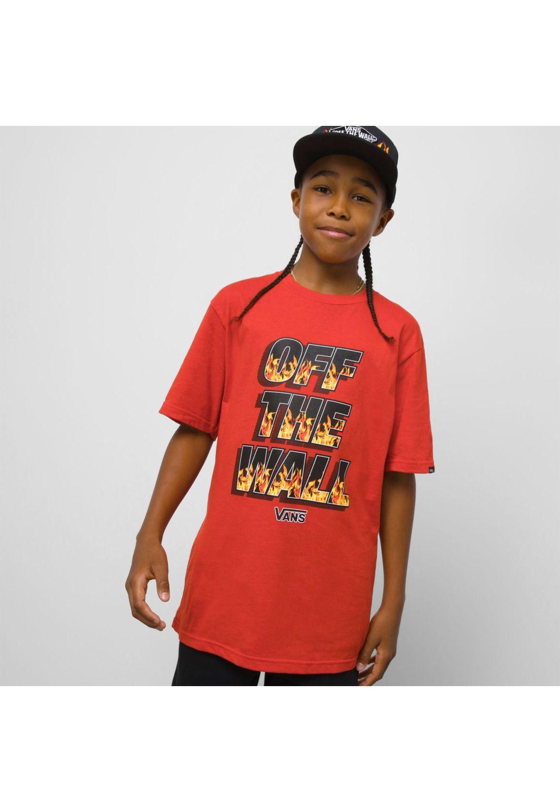 Polera M/C Niño Digi Flames Ss Molten Lava-1