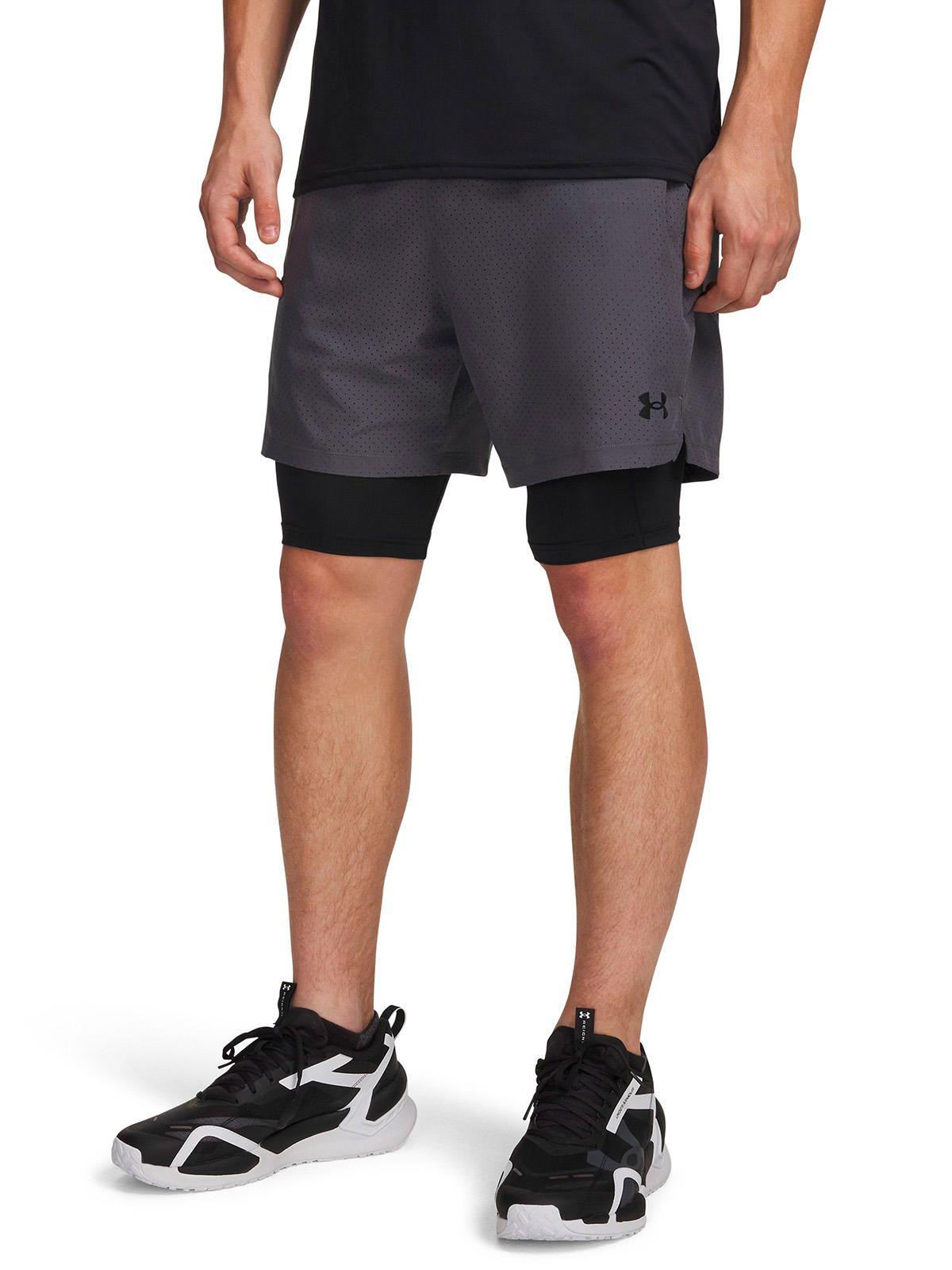 Short Vanish Woven 2-in-1 gris Hombre-0