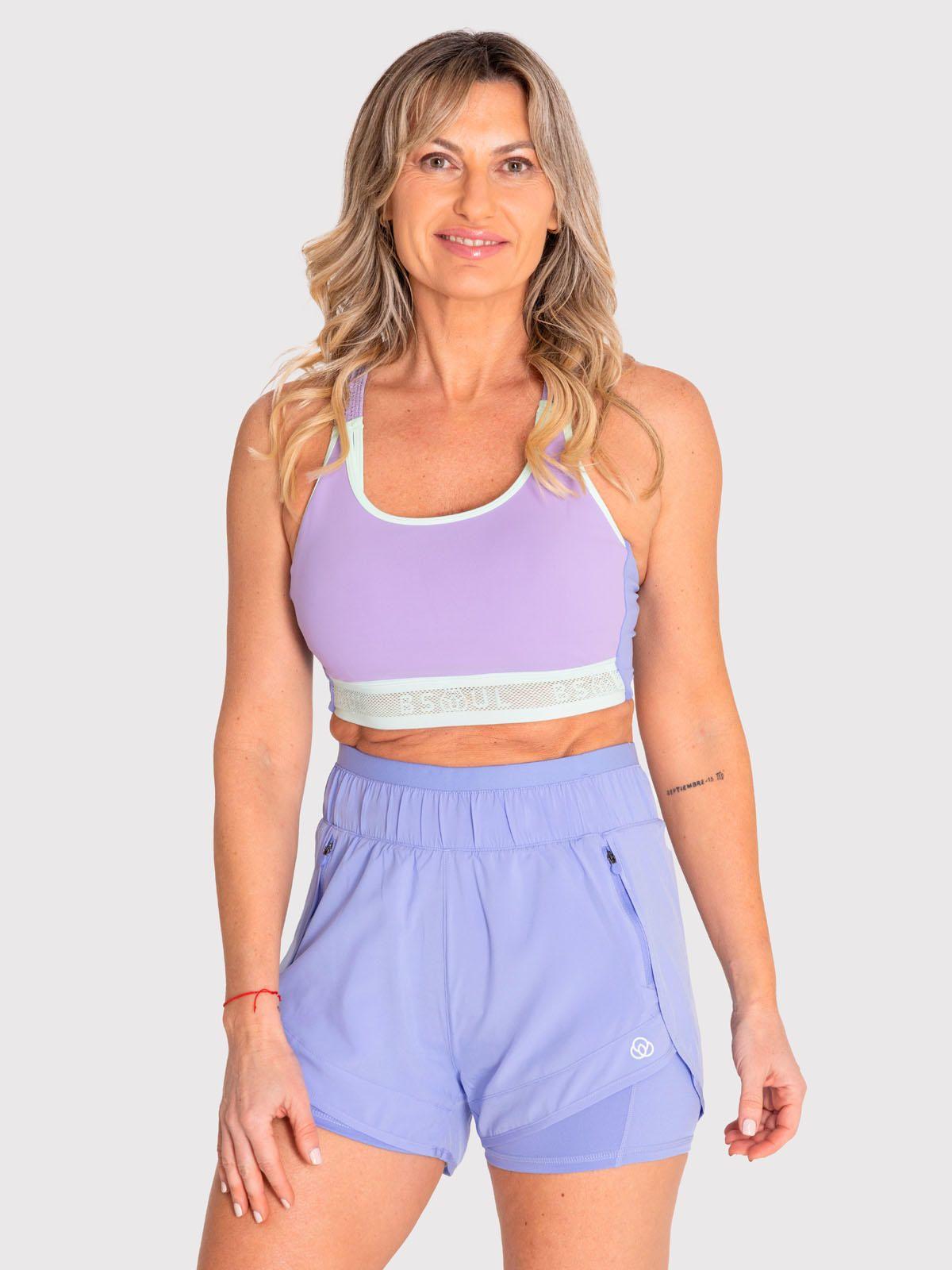 Peto deportivo Mujer Aura Lavanda-0