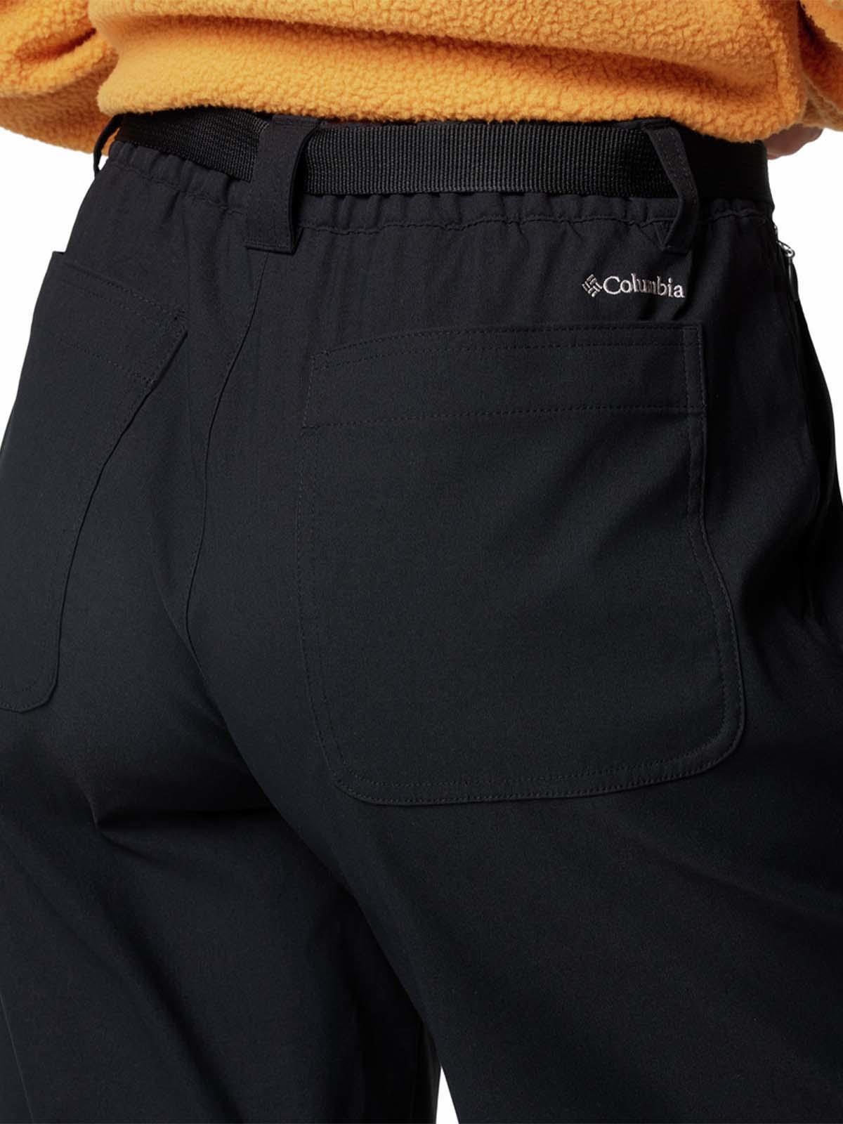 Pantalón Mujer Brea Falls Nylon Negro-1