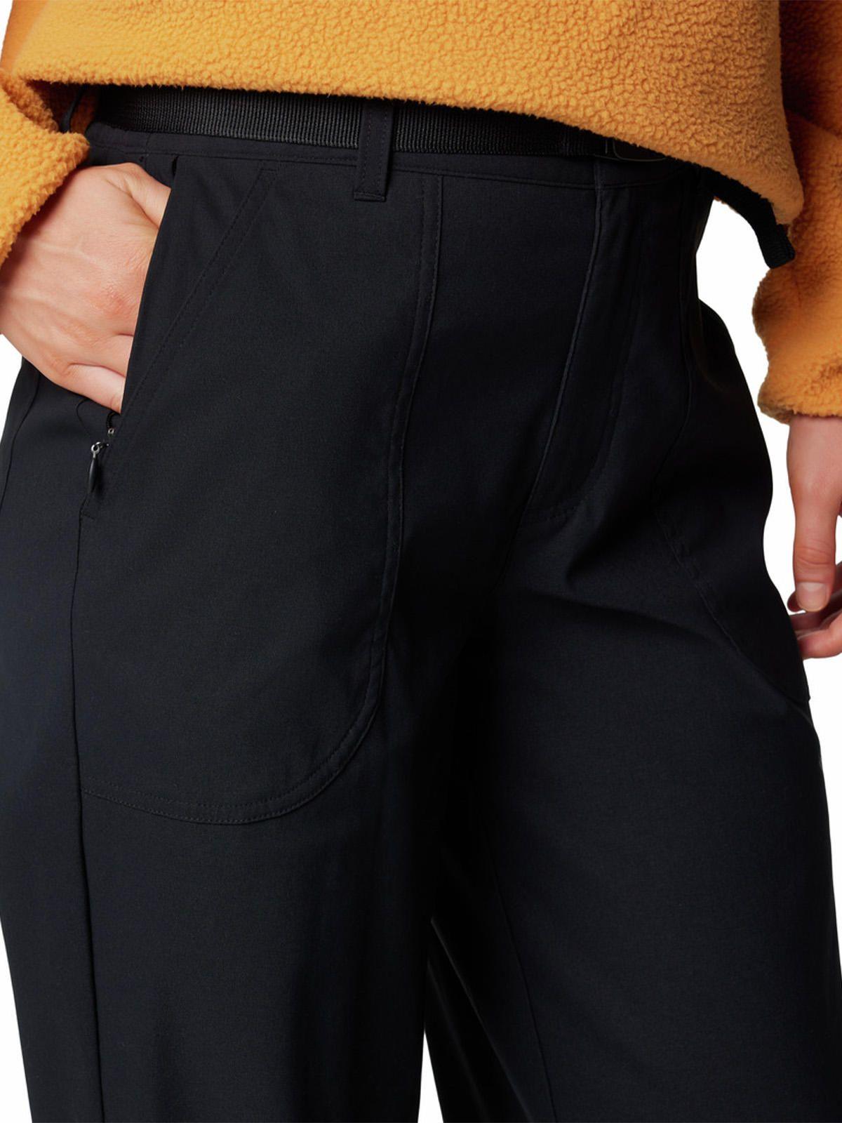 Pantalón Mujer Brea Falls Nylon Negro-6