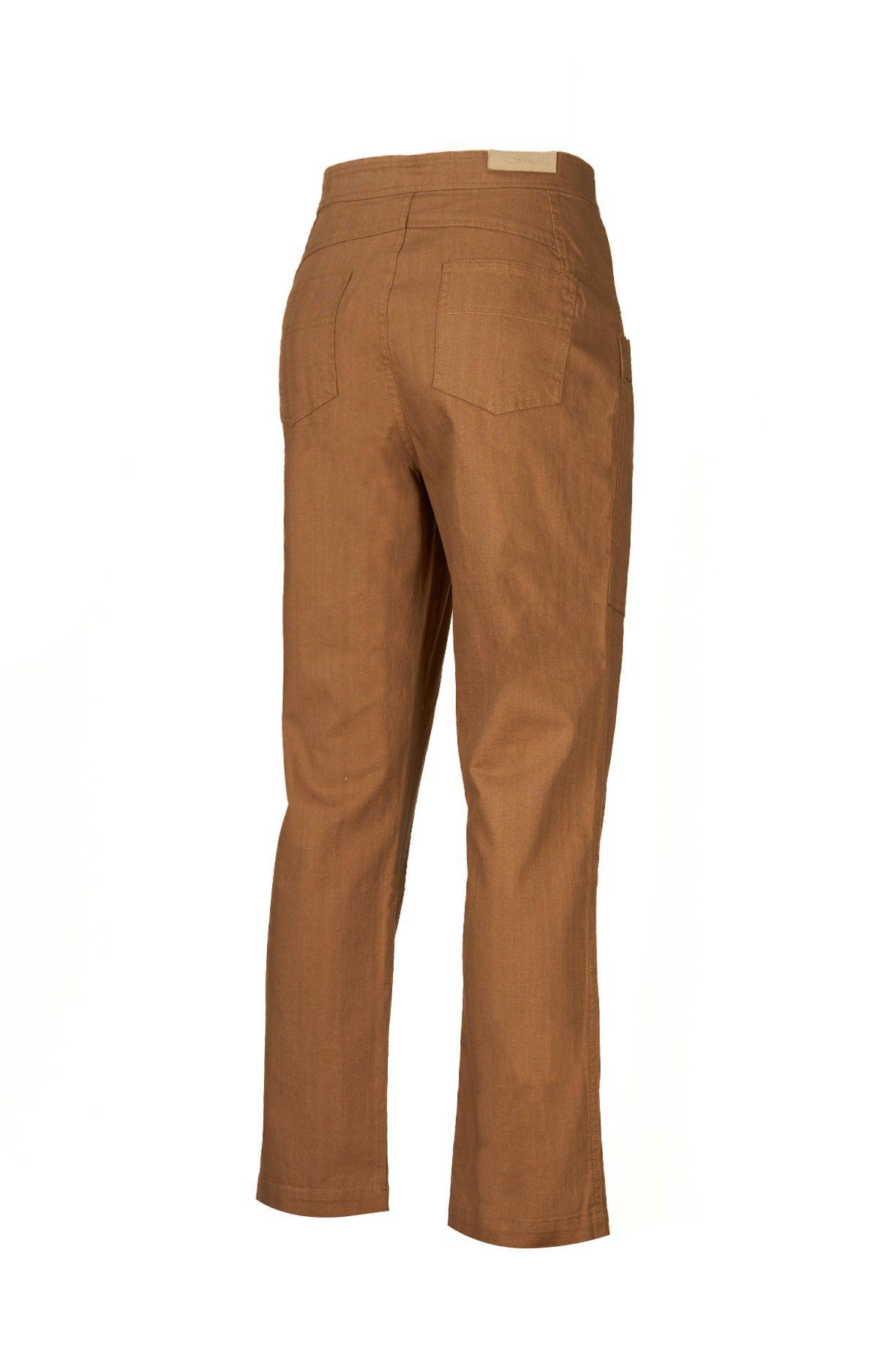 Pantalón Algodón Orgánico Mujer Isis Café-1