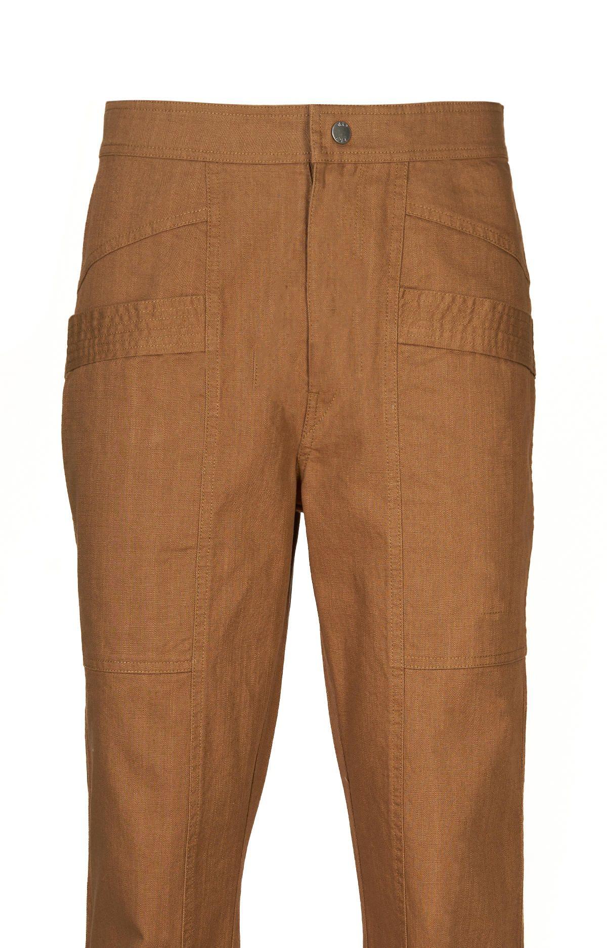 Pantalón Algodón Orgánico Mujer Isis Café-3