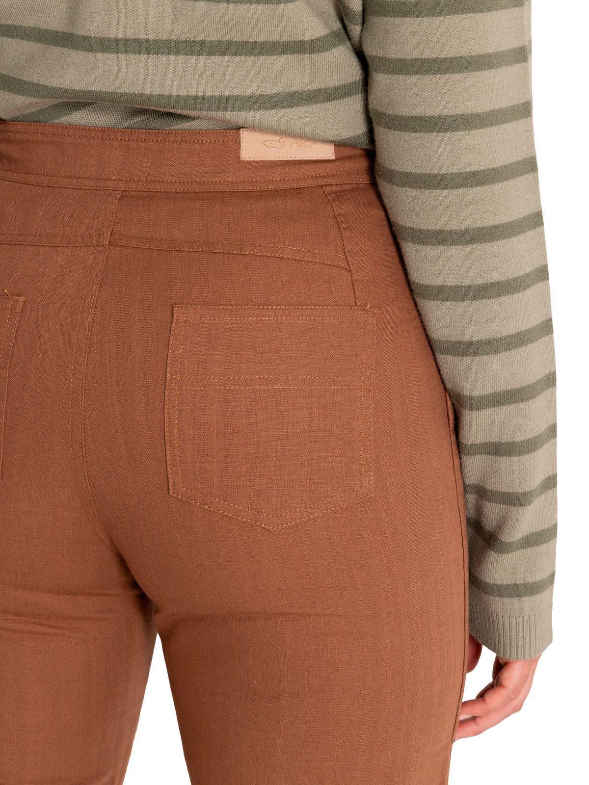 Pantalón Algodón Orgánico Mujer Isis Café-8