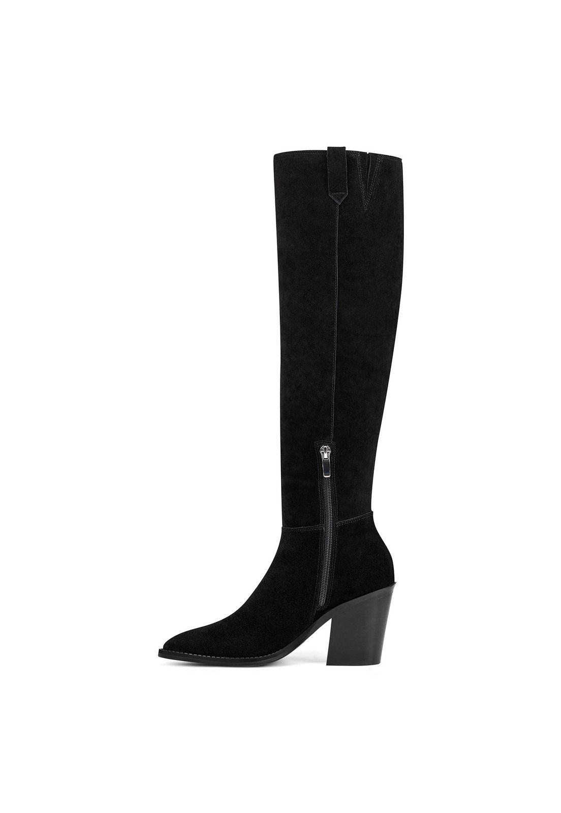 Bota Samia Gamuza Negro-2