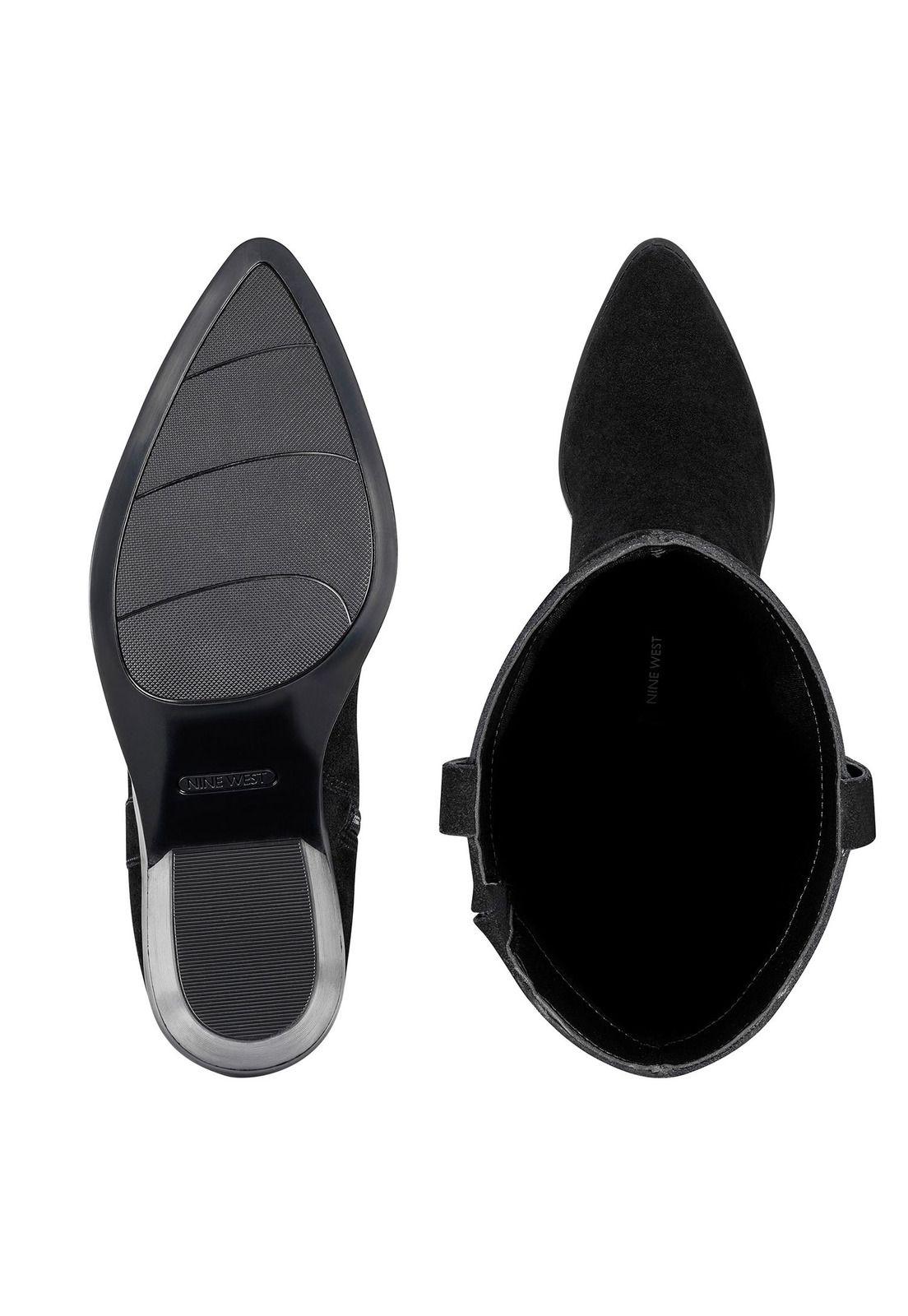 Bota Samia Gamuza Negro-4