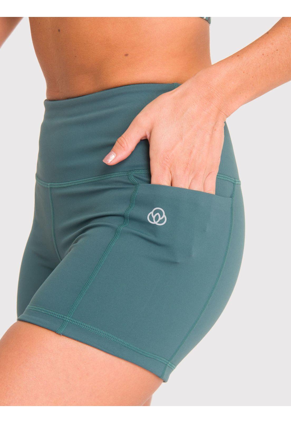 Calza Corta Mujer Enia Verde-3