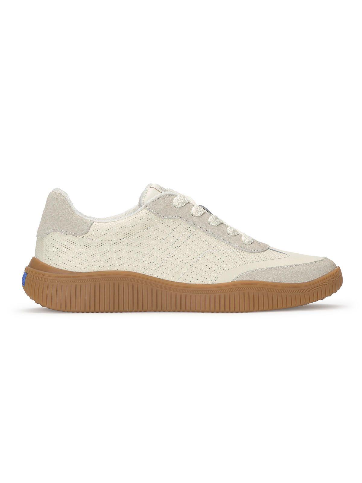Zapatilla Cuero Mujer Contest Leather Beige-0