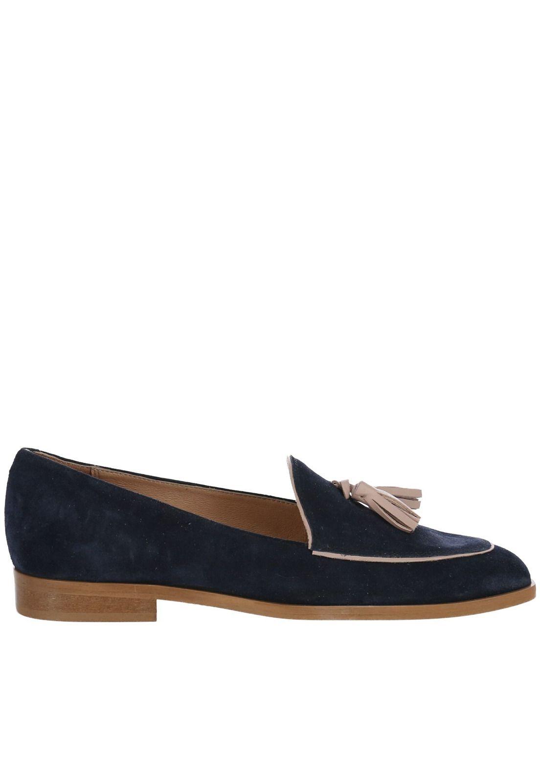 Zapato Cuero Apulia Azul-0