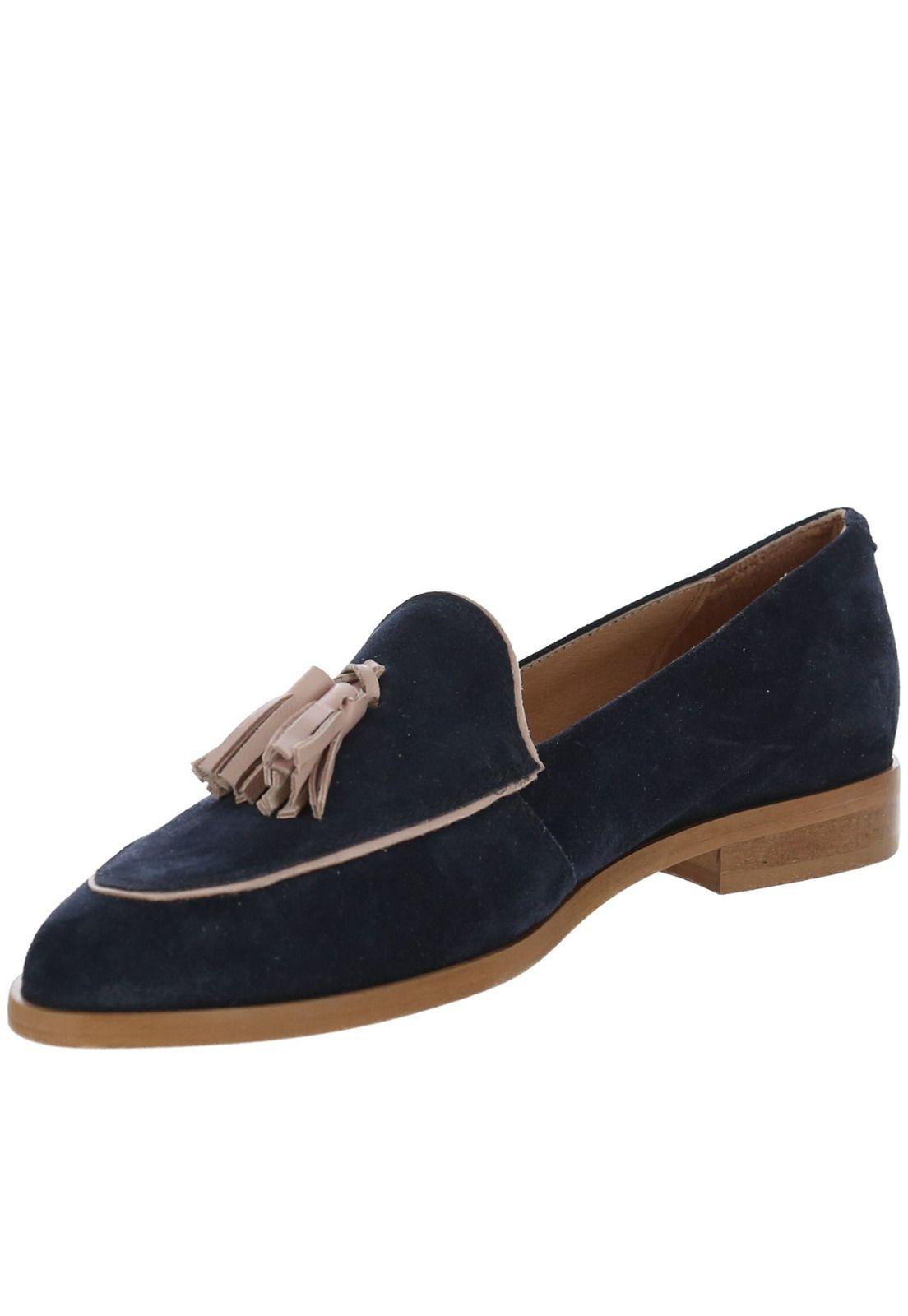 Zapato Cuero Apulia Azul-3