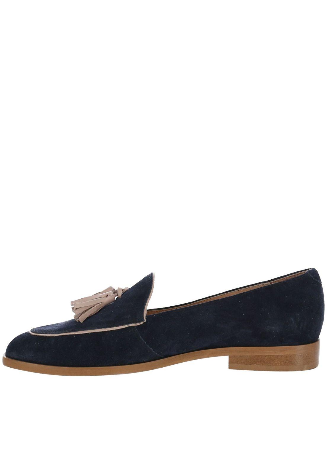 Zapato Cuero Apulia Azul-4