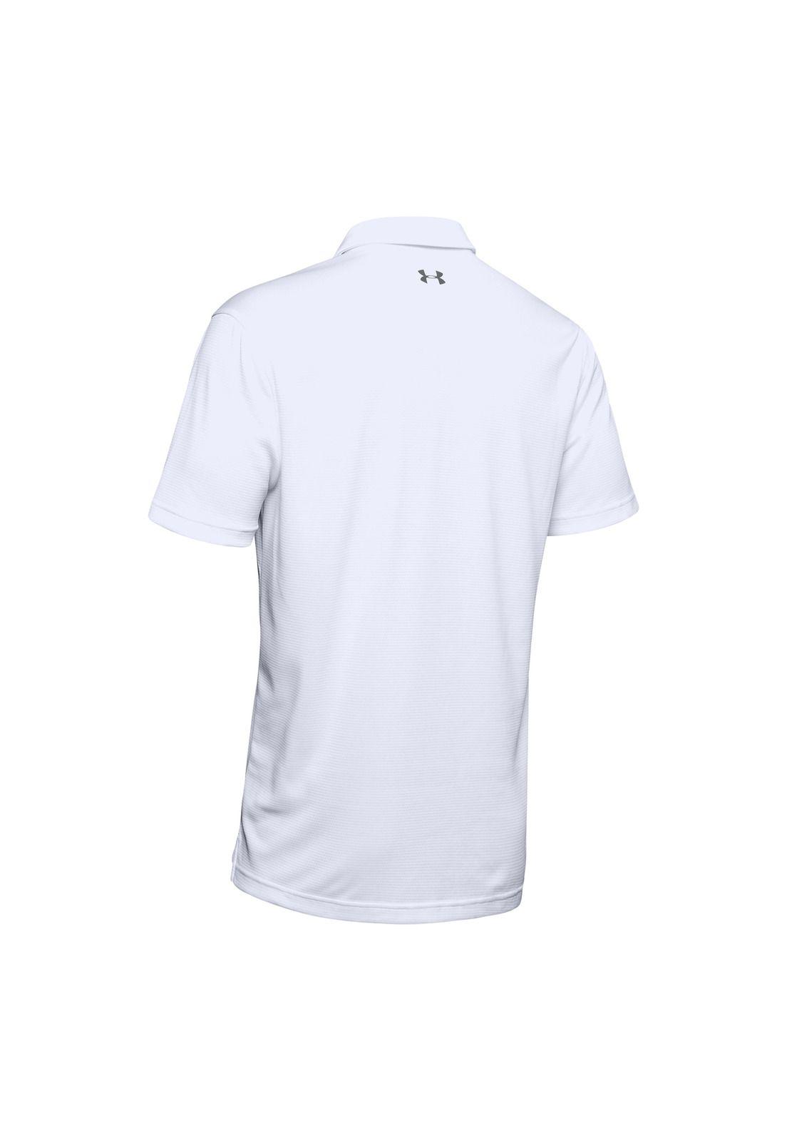 Polo UA Tech para hombre Blanco-1