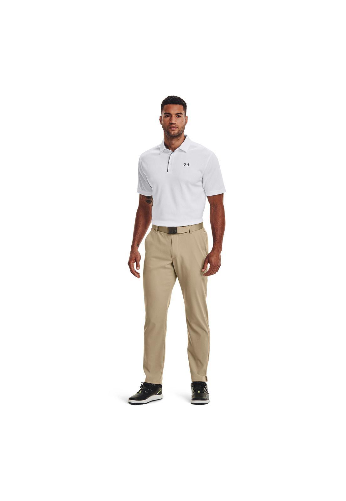 Polo UA Tech para hombre Blanco-5